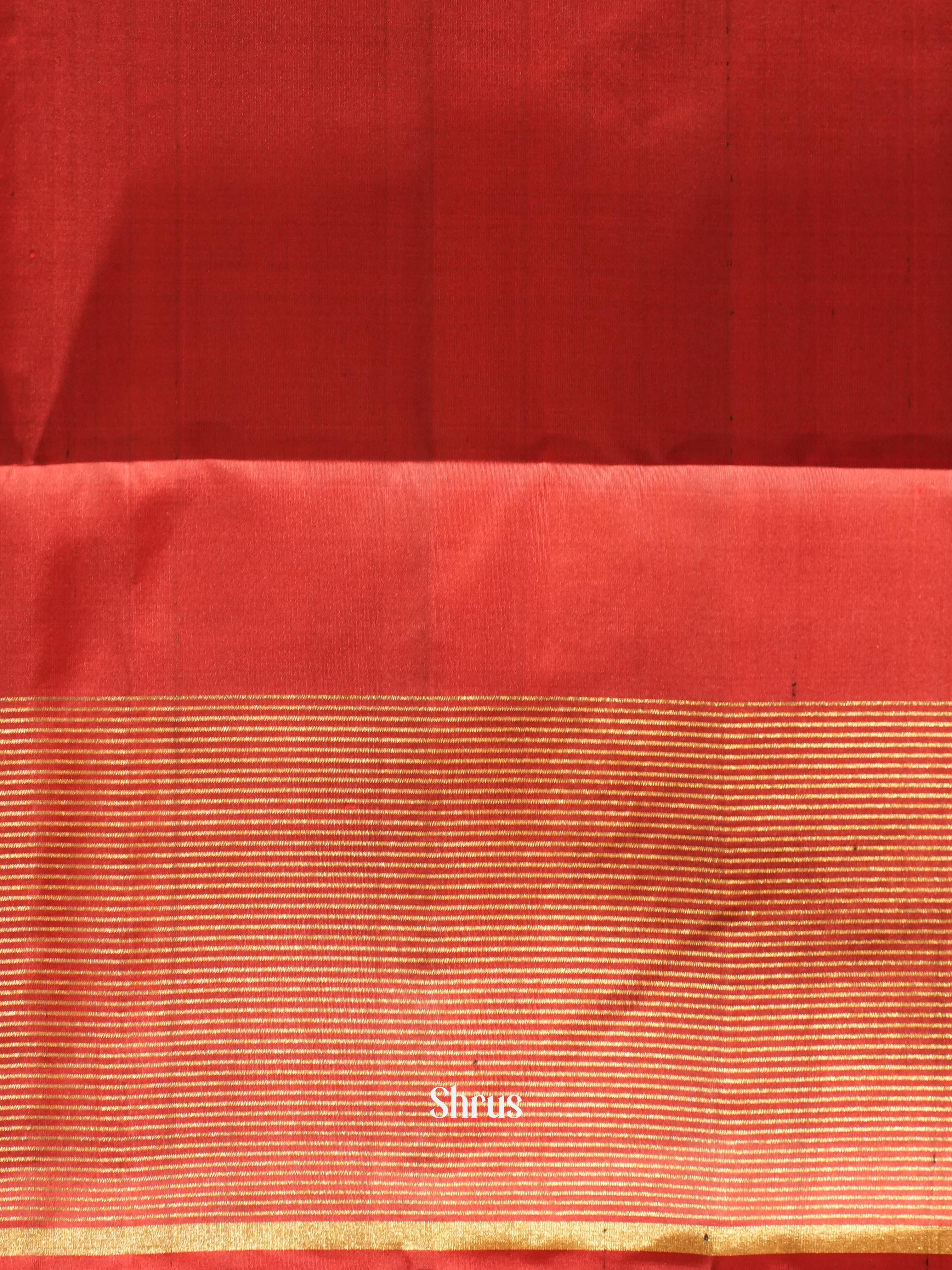 Brown(Single Tone) - Soft Silk Saree