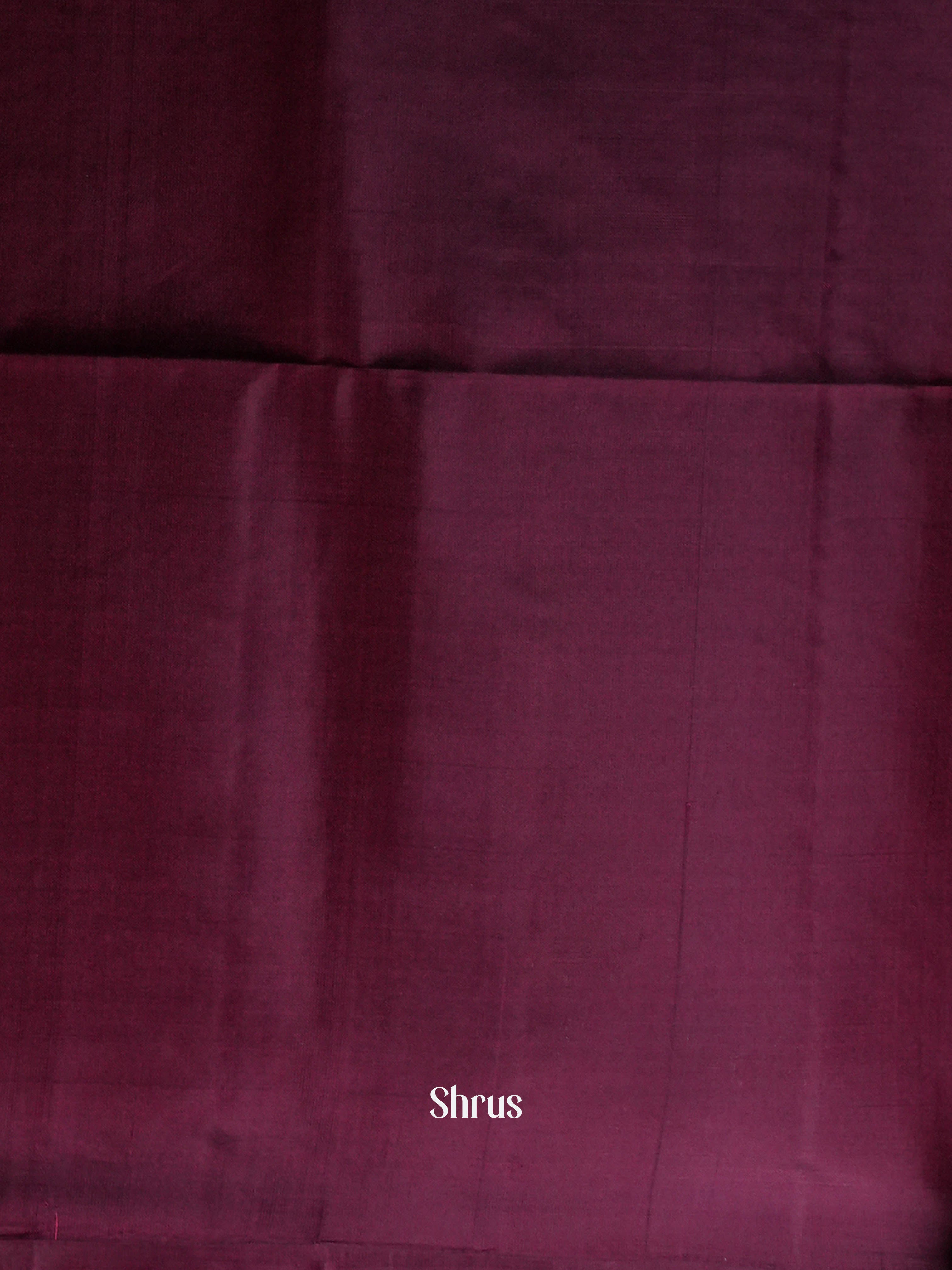 Maroon  - Soft Silk Saree