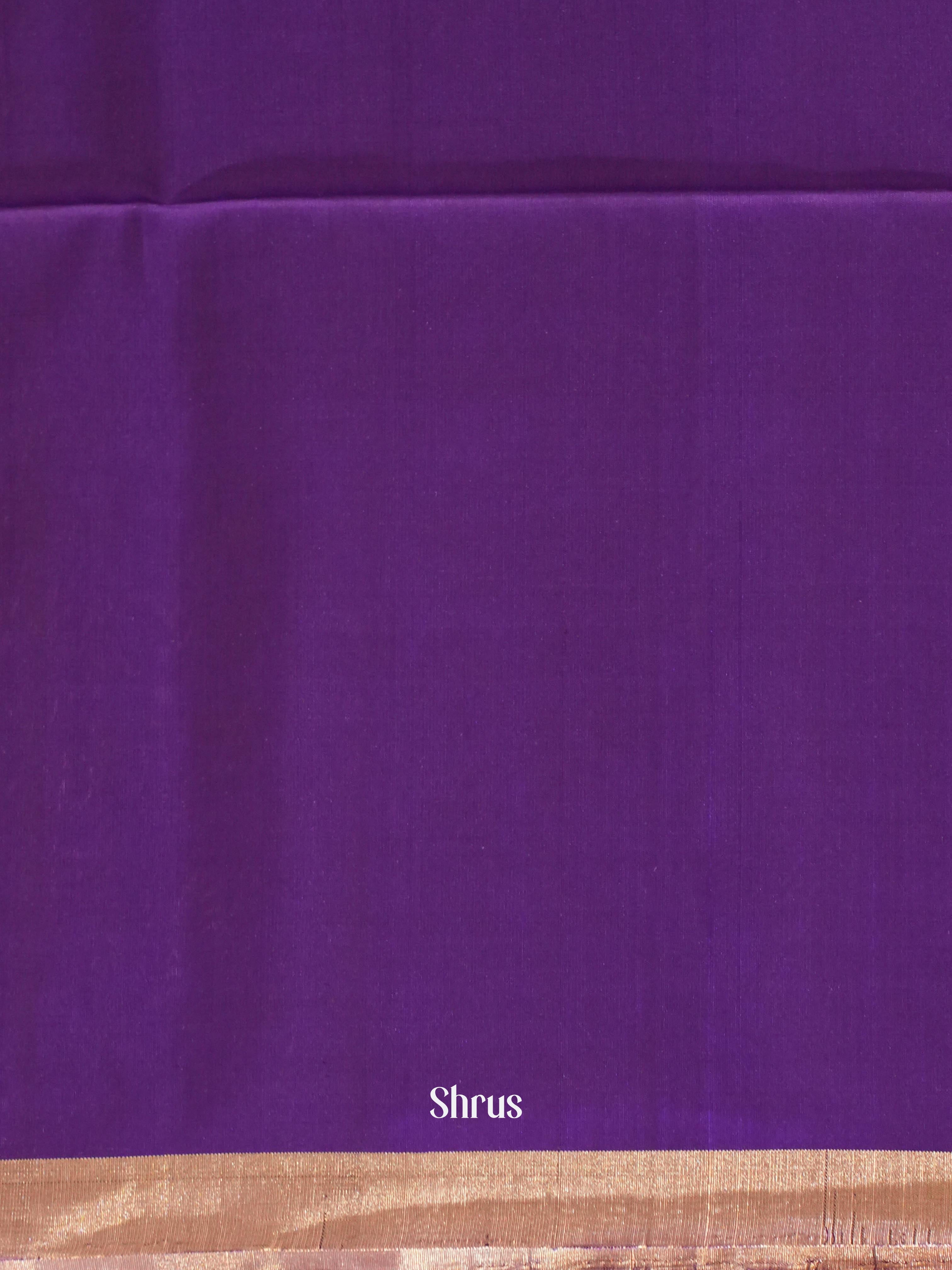 Violet(Single Tone) - Soft Silk Saree