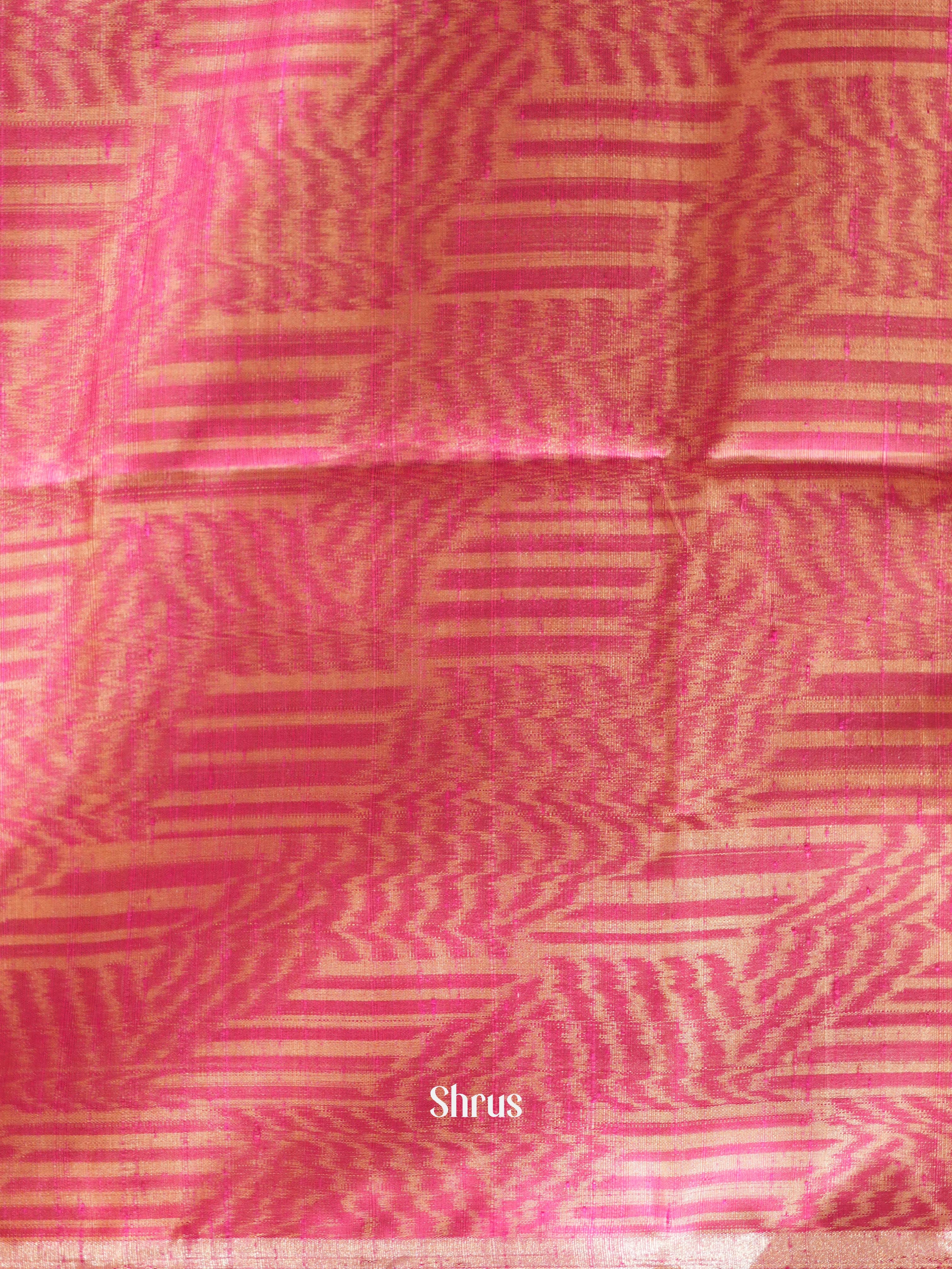 Red & Pink -  Soft Silk Saree