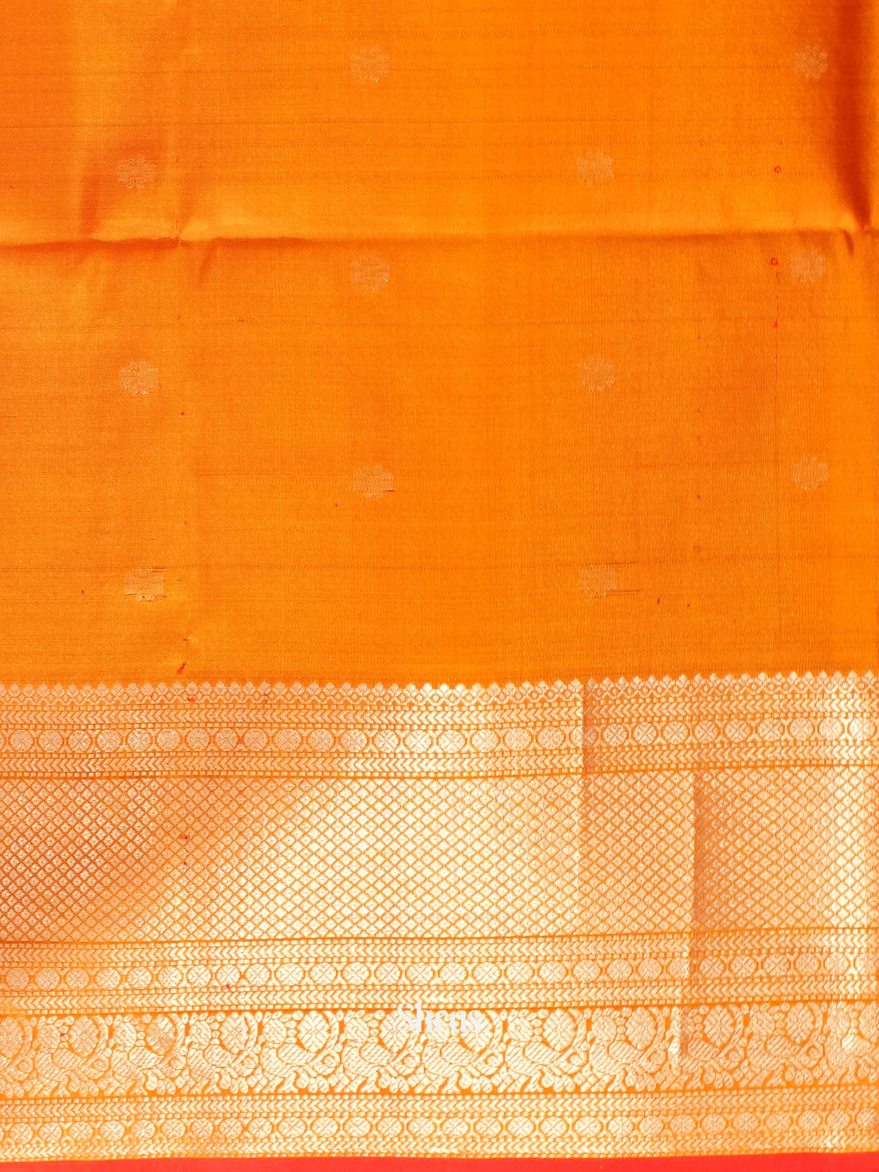 Pink & Orange - Soft Silk Saree