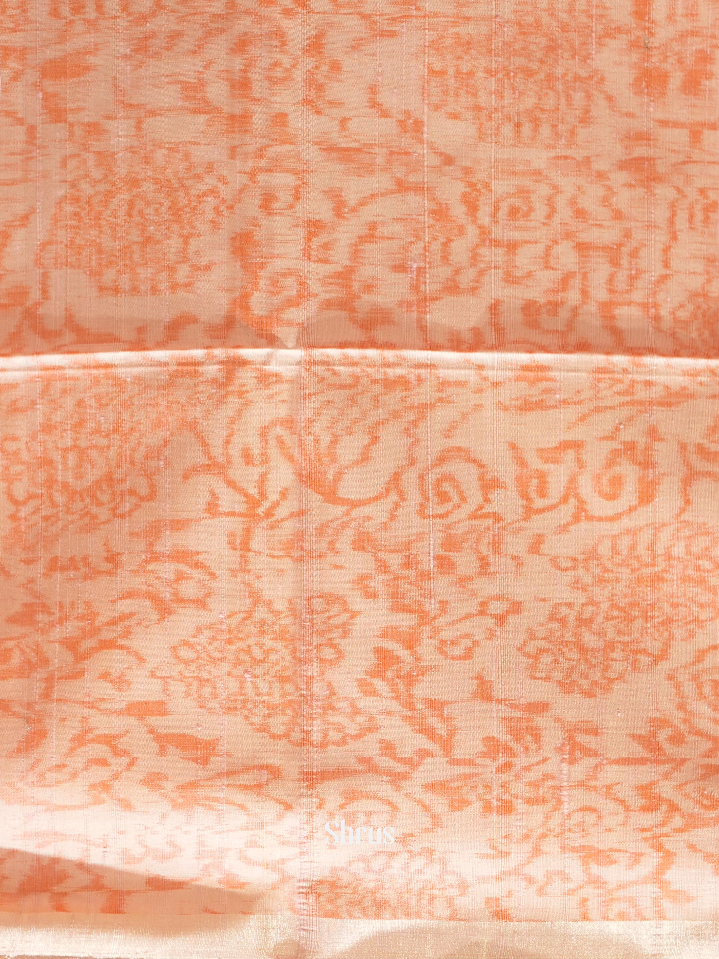 Pink & Peach - Soft Silk Saree