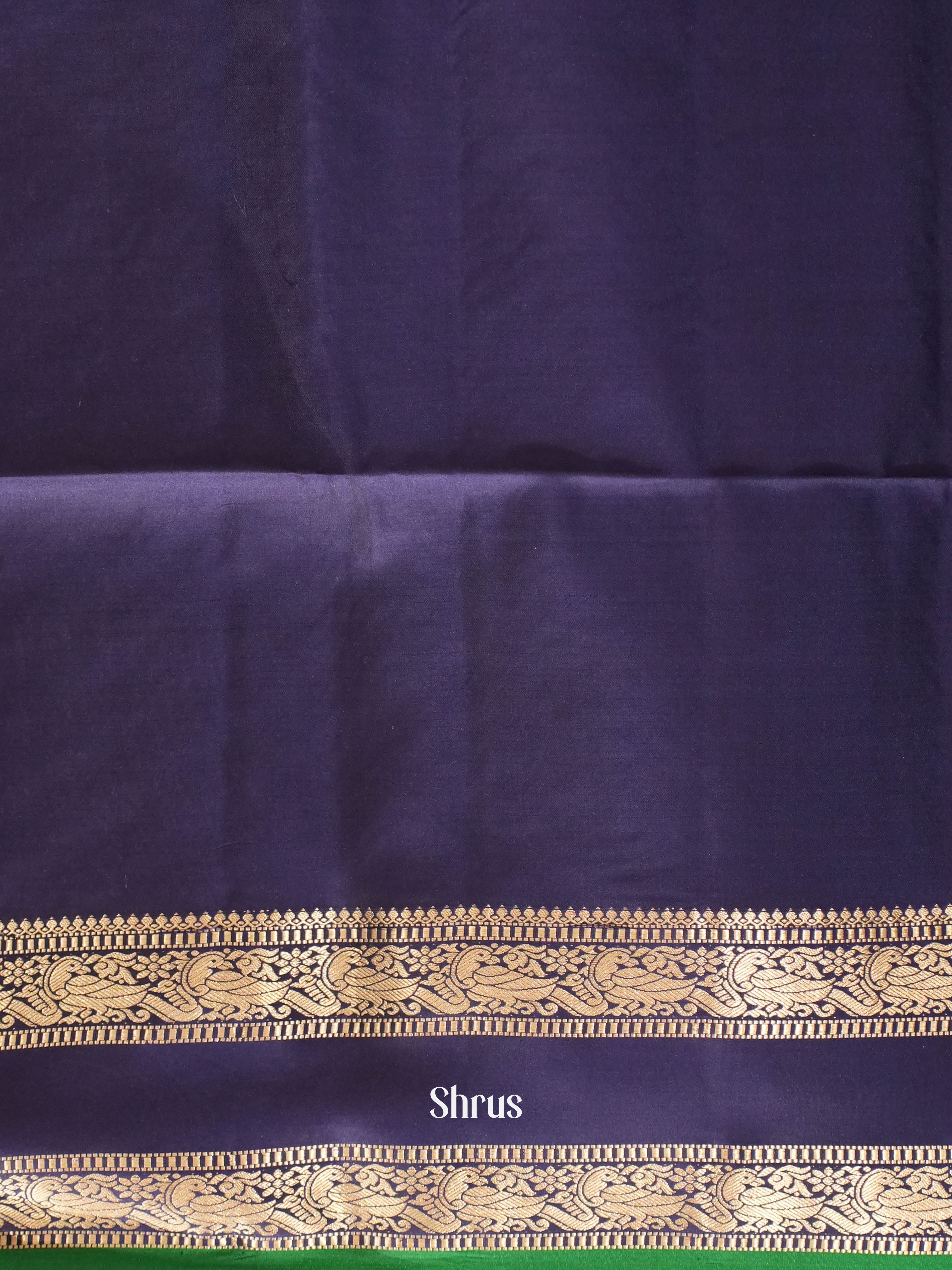 Purple & Violet - Soft Silk Saree