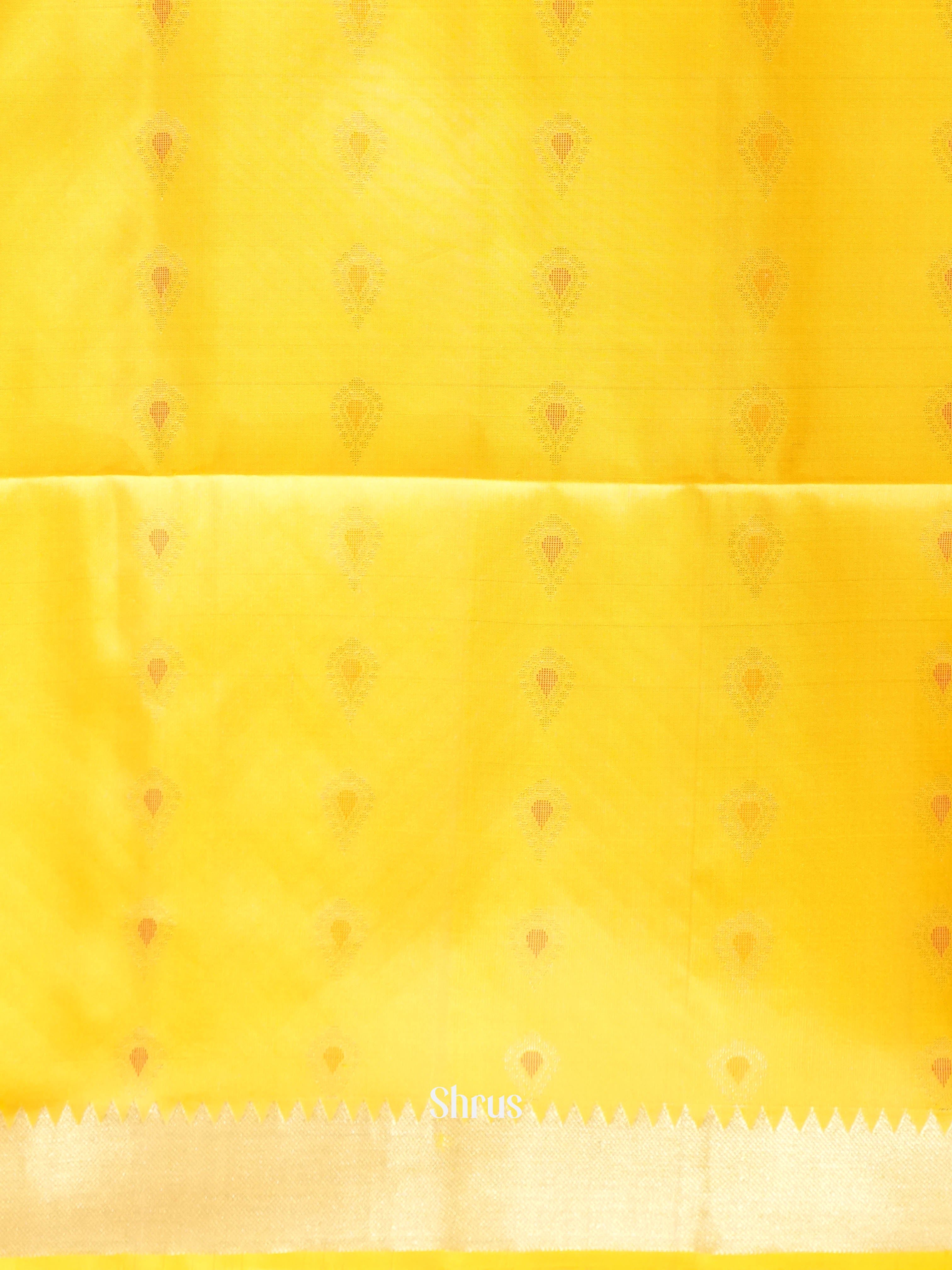 Yellow(Single Tone) - Soft Silk Saree