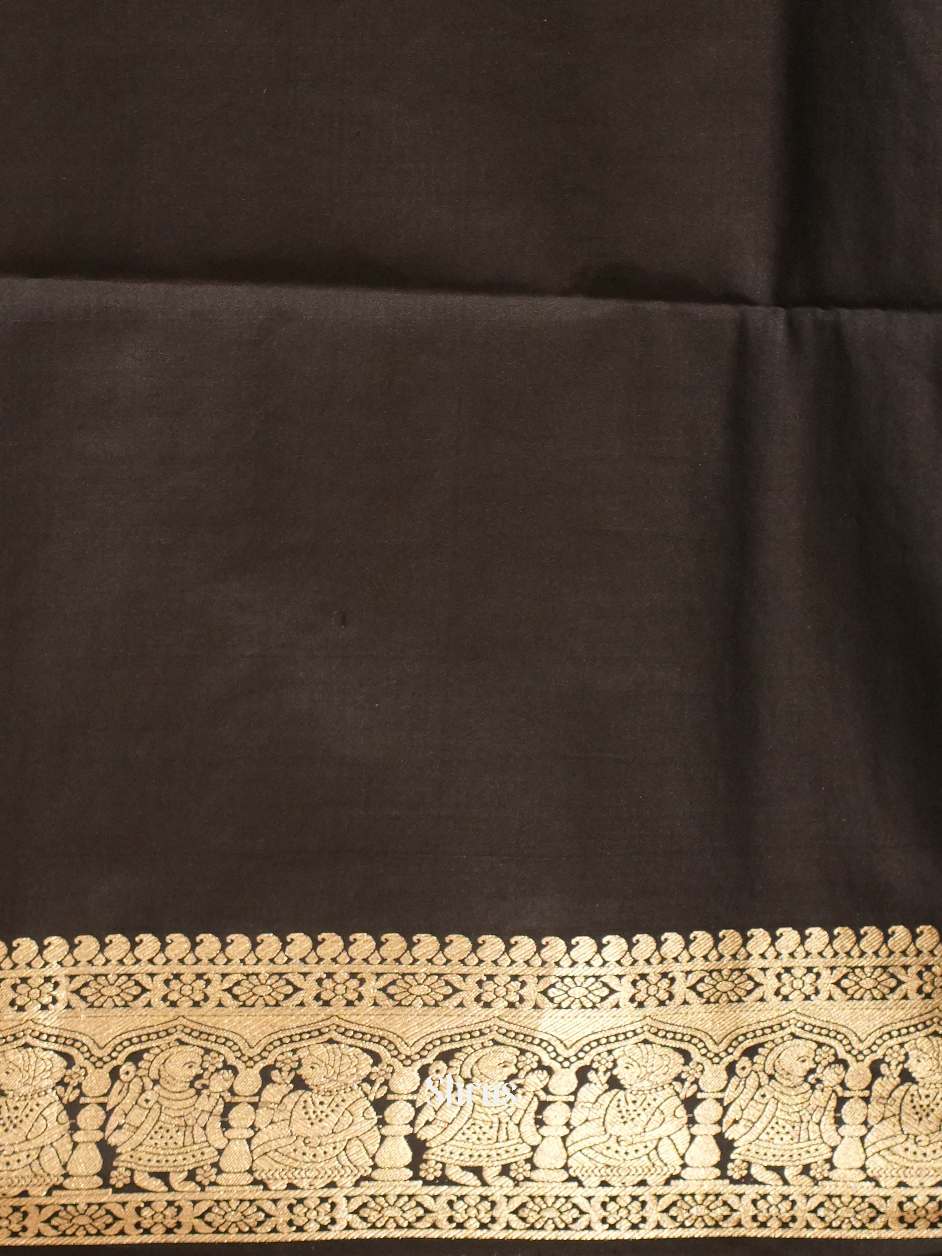 Black(Single Tone)- Soft Silk Saree