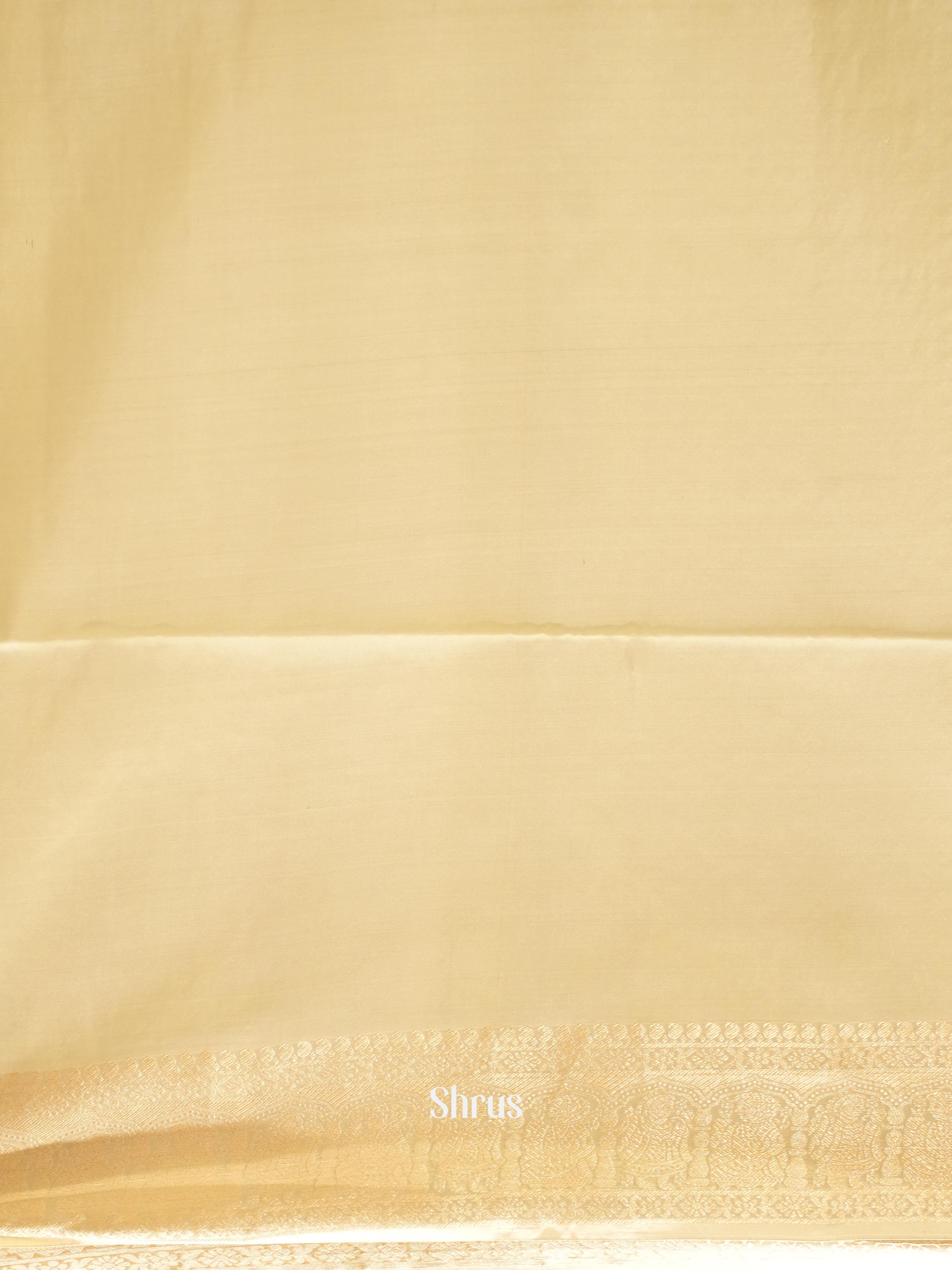 Cream(Single tone) - Soft Silk Saree