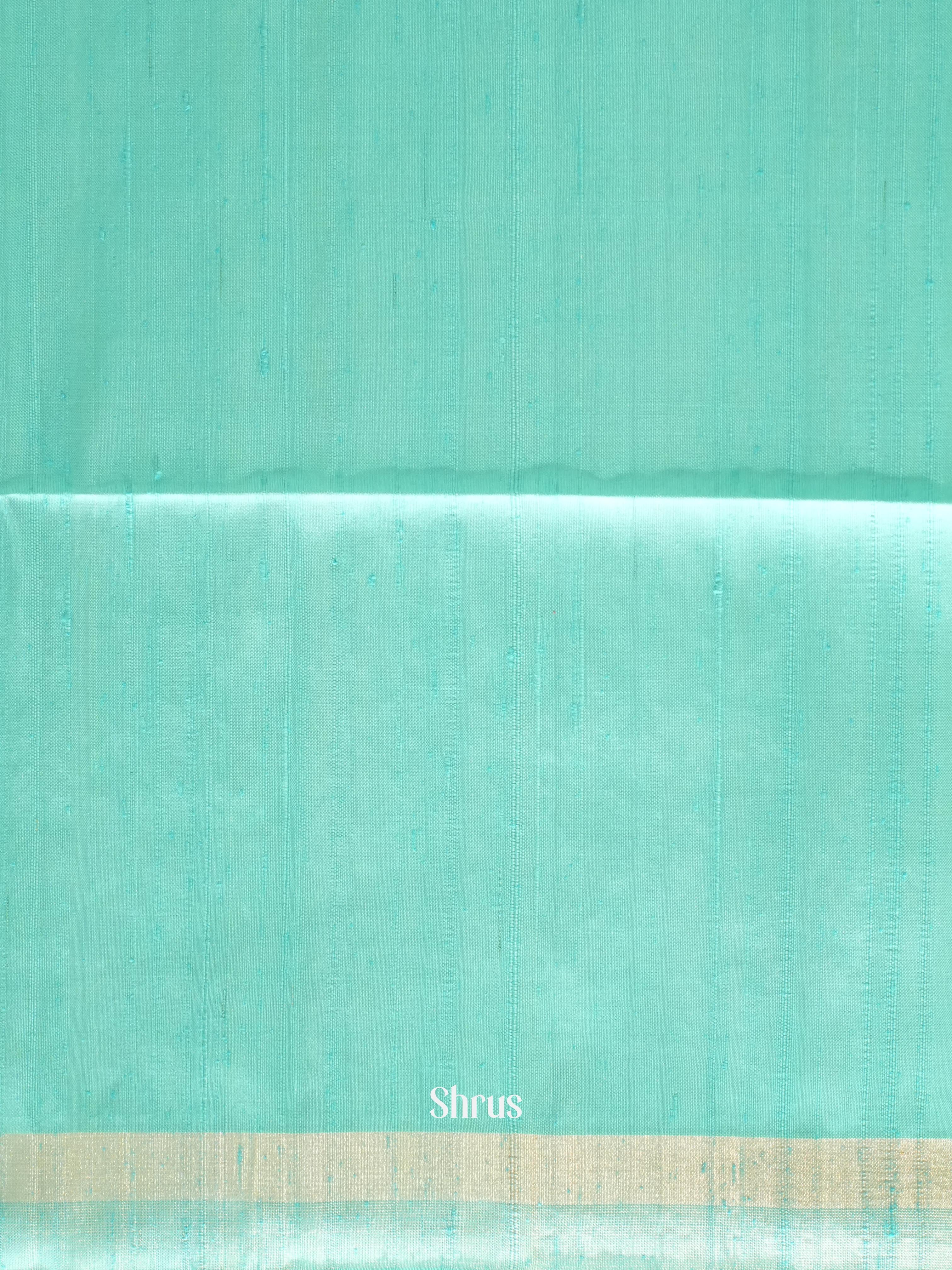 Teal(Single Tone)- Soft Silk Saree