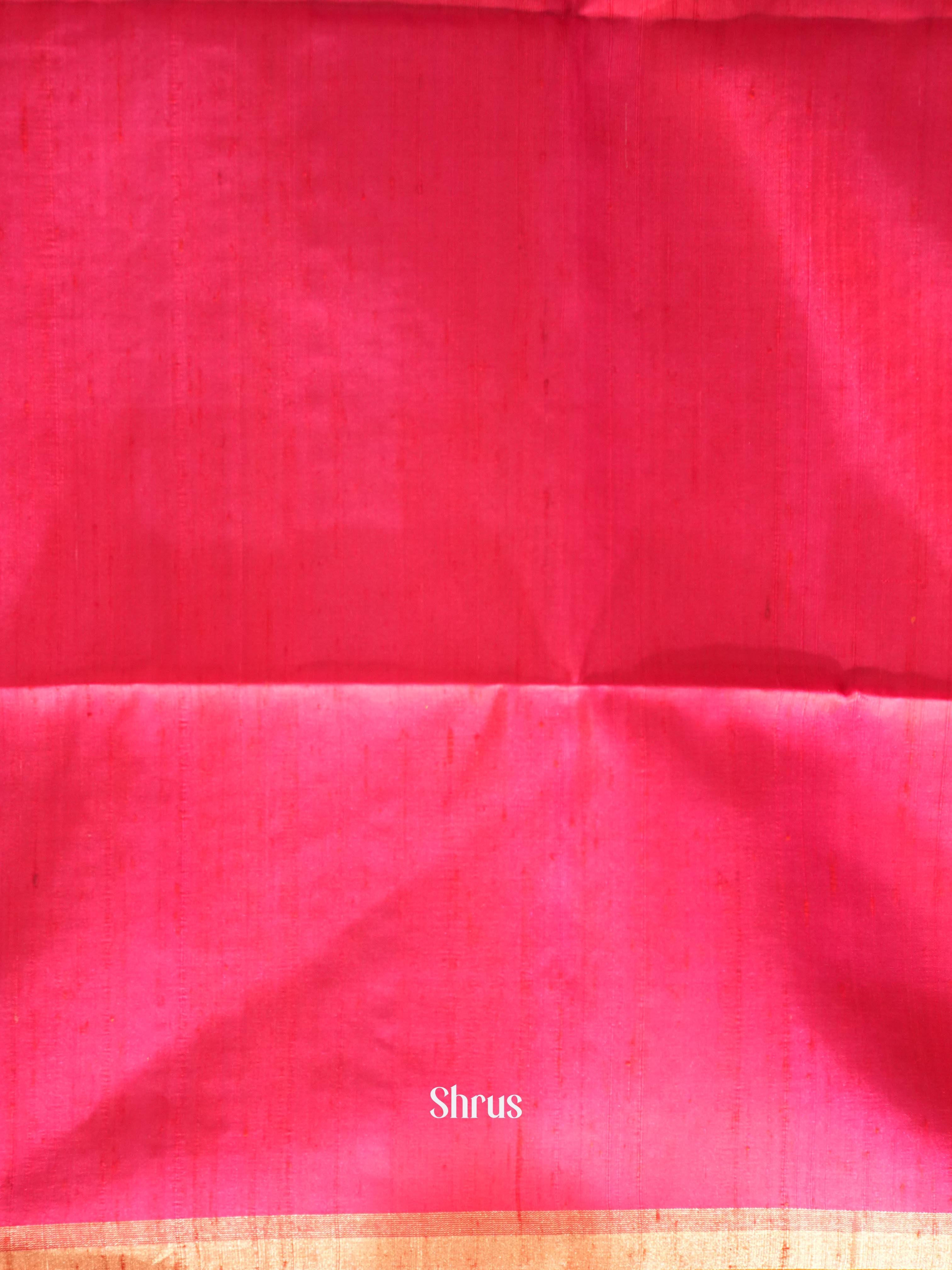 Violet & Pink - Soft Silk Saree