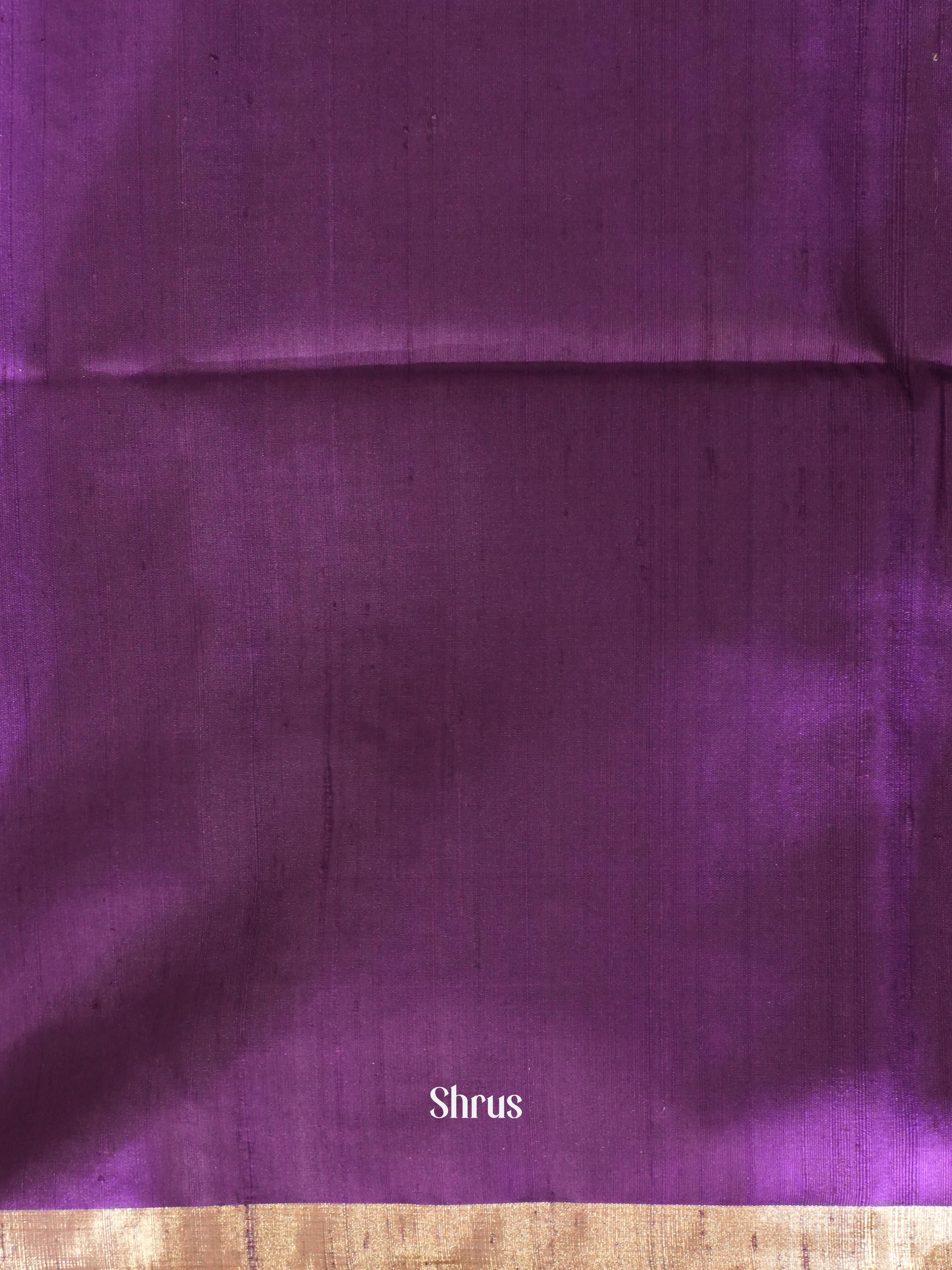 Violet(Single Tone) - Soft Silk Saree