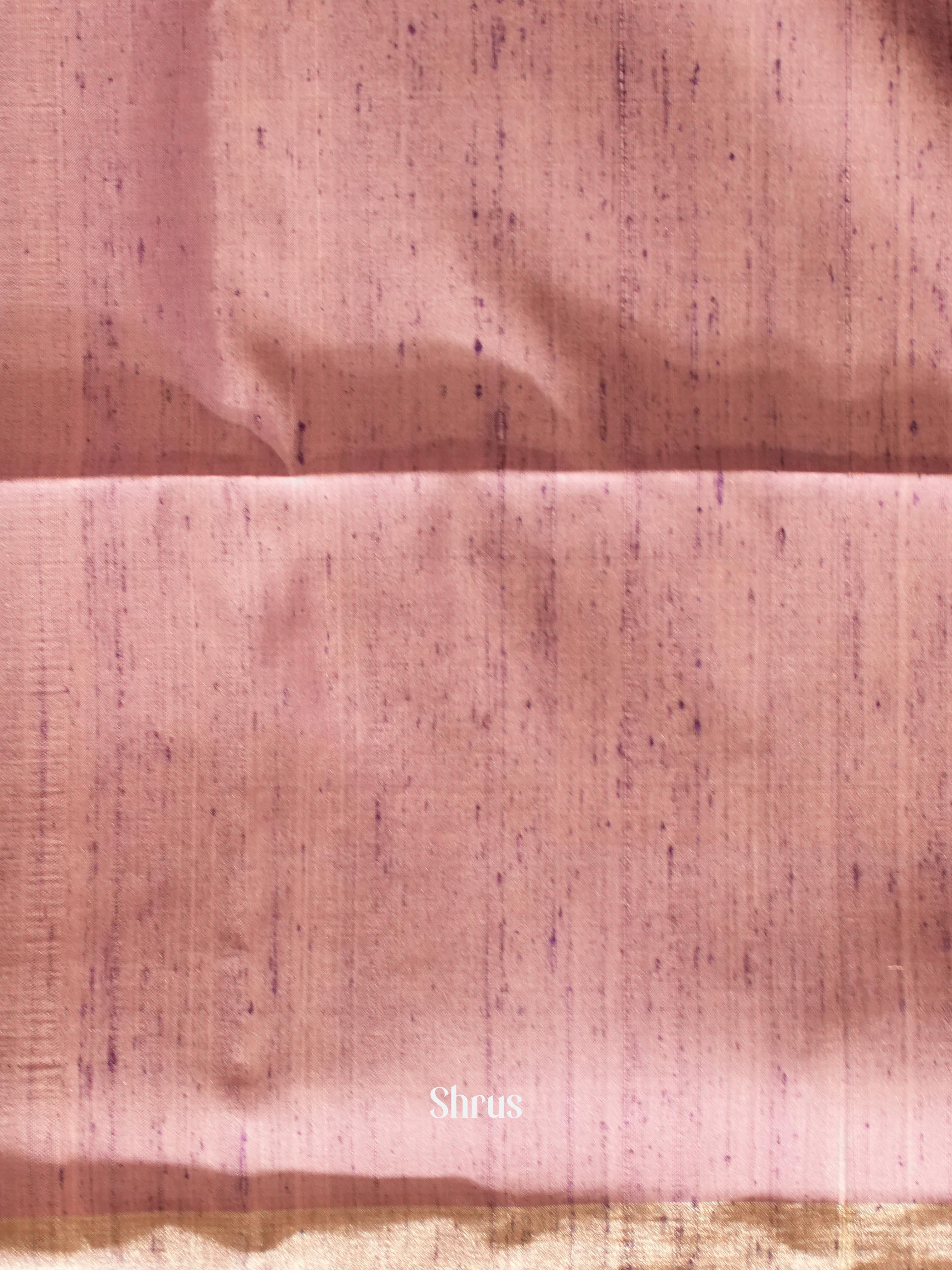 Violet & Dusty Pink - Soft Silk Saree