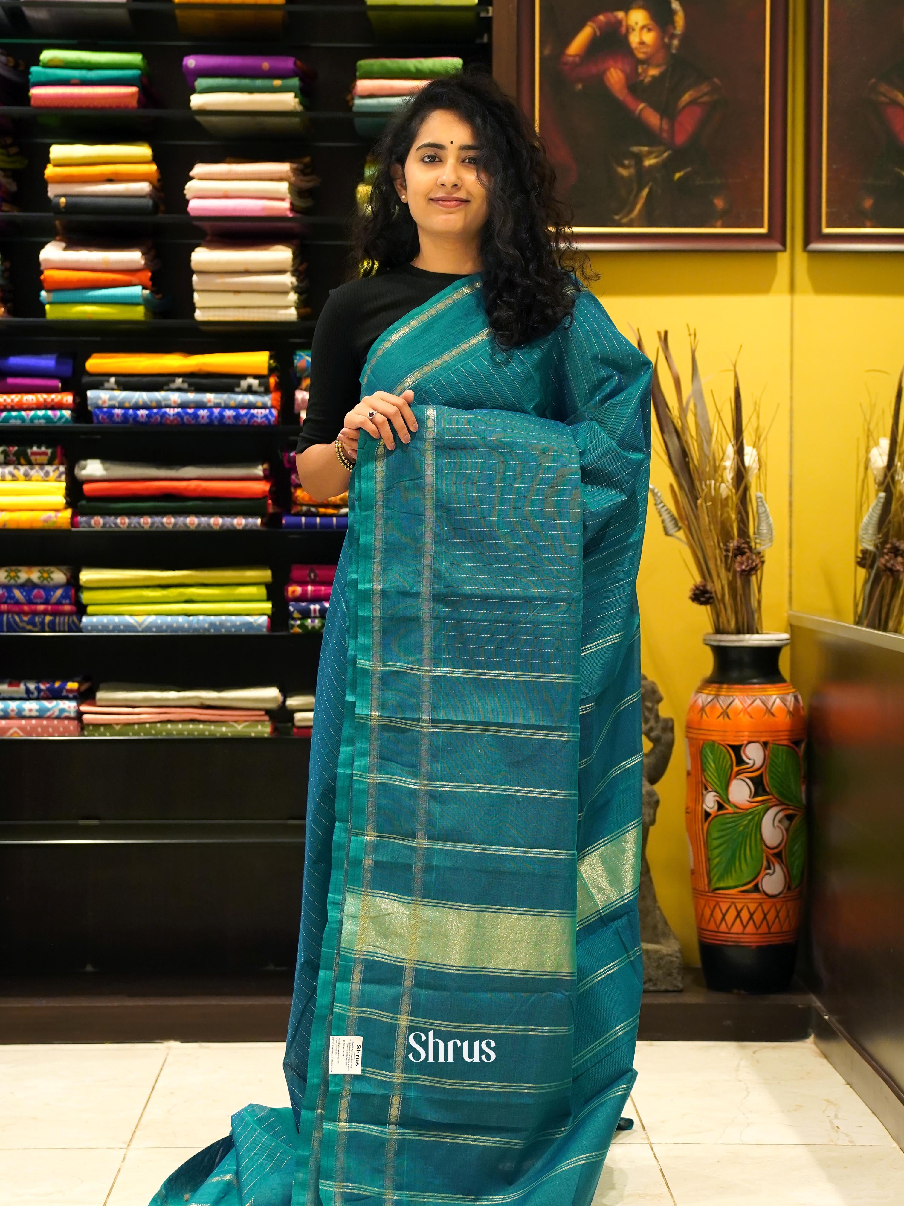 Green - Chettinad Cotton Saree