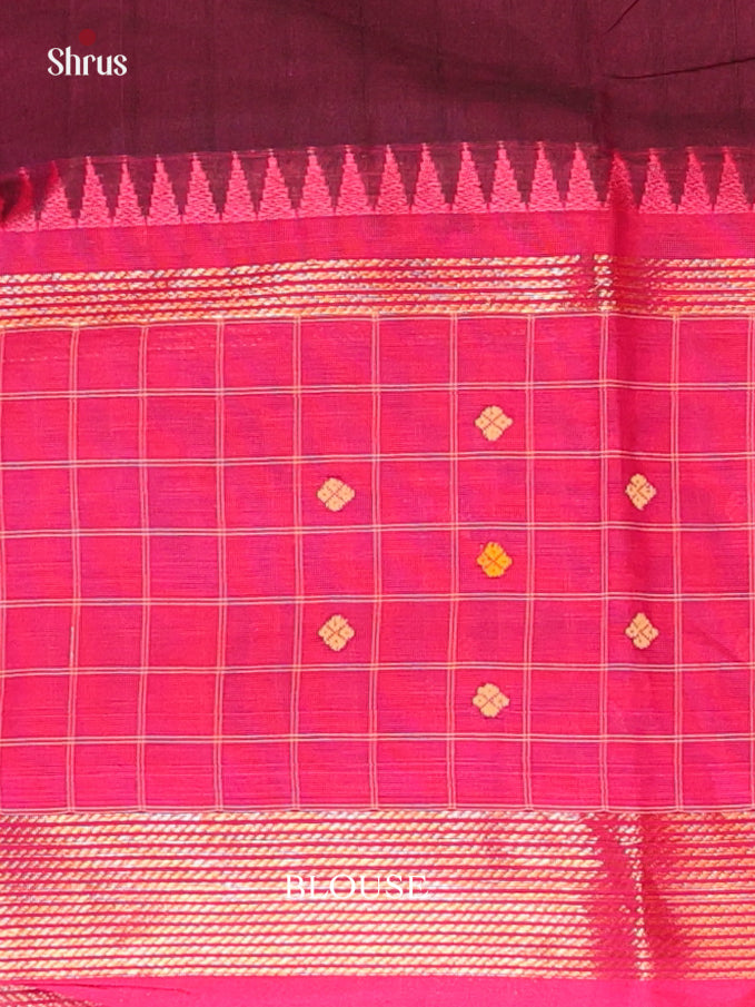 Purple & Pink - Chettinad Cotton Saree