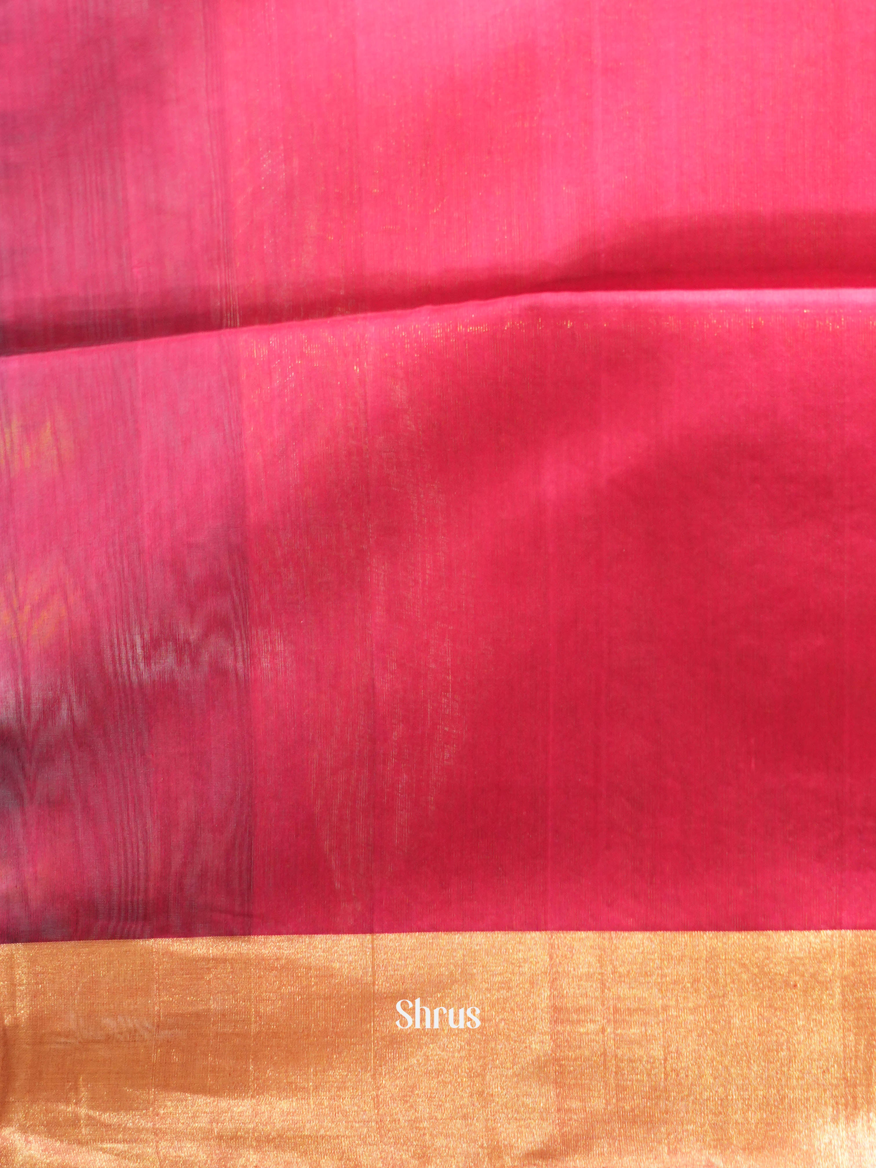 Green & Maroon - Silk Cotton Saree