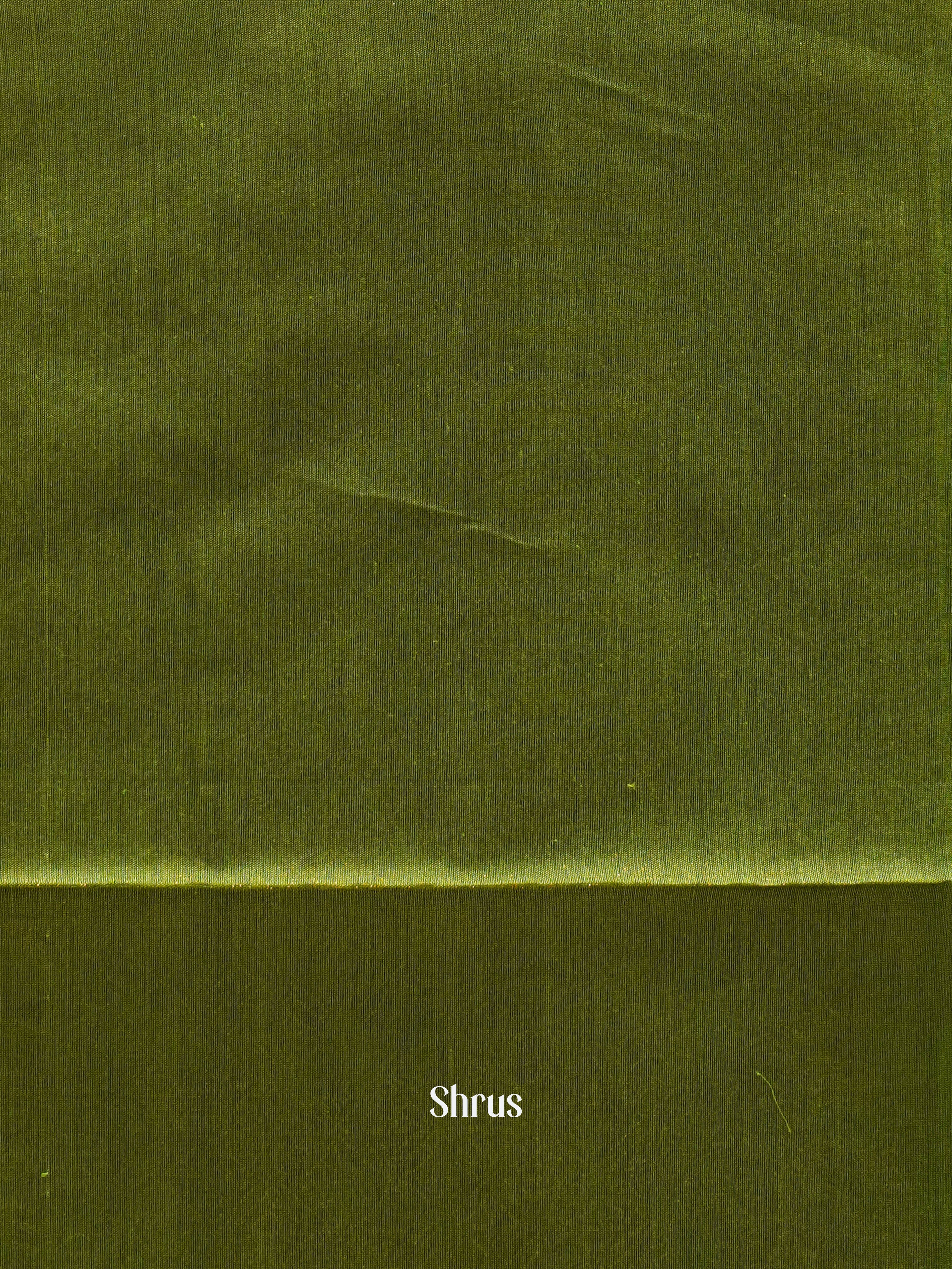 Green(Single Tone) - Semi Silkcotton saree