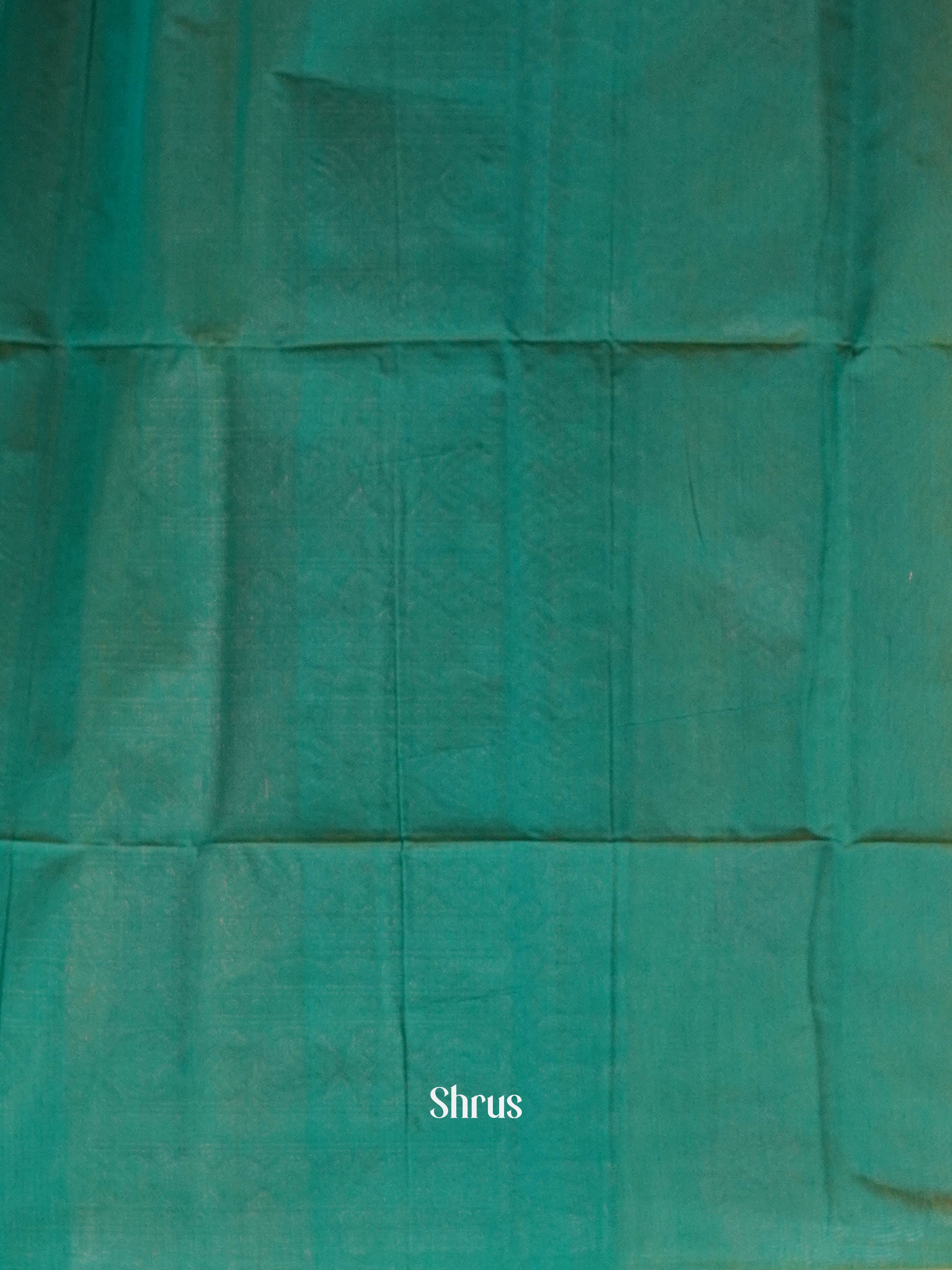 Golden Brown & Green - Semi Silkcotton