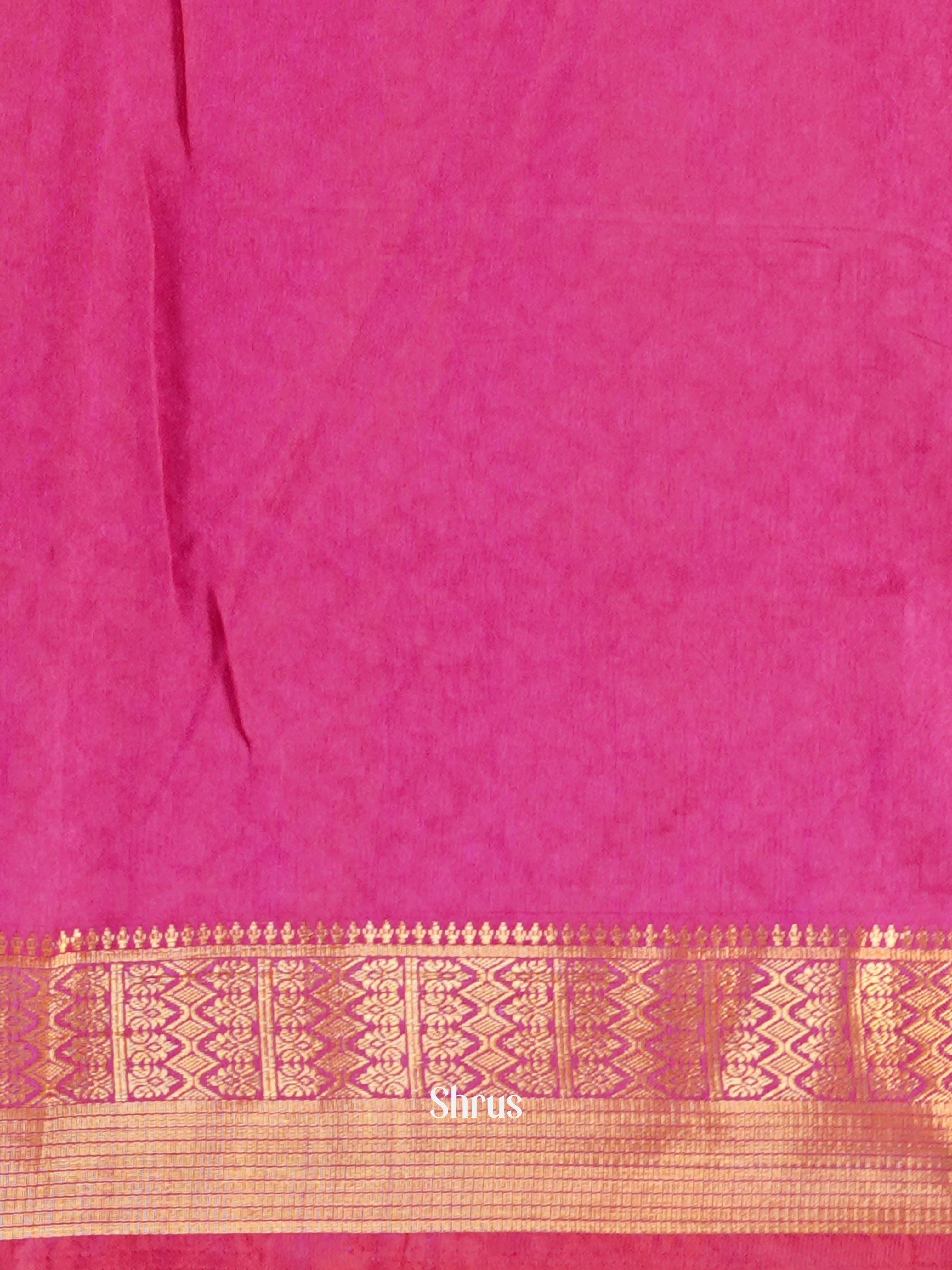 Purple & Pink - Semi Patola Saree