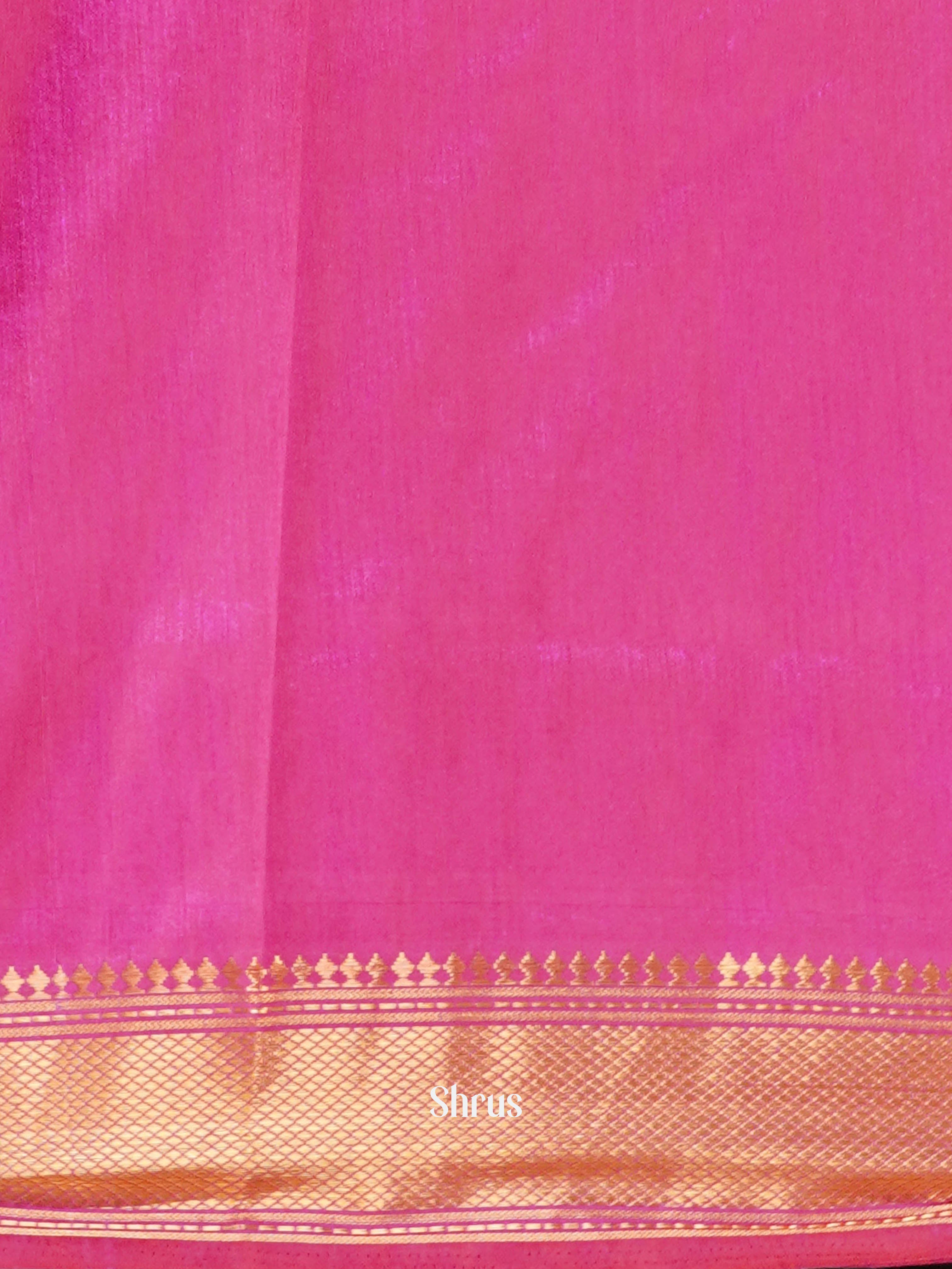 Purple & Pink - Semi Patola Saree