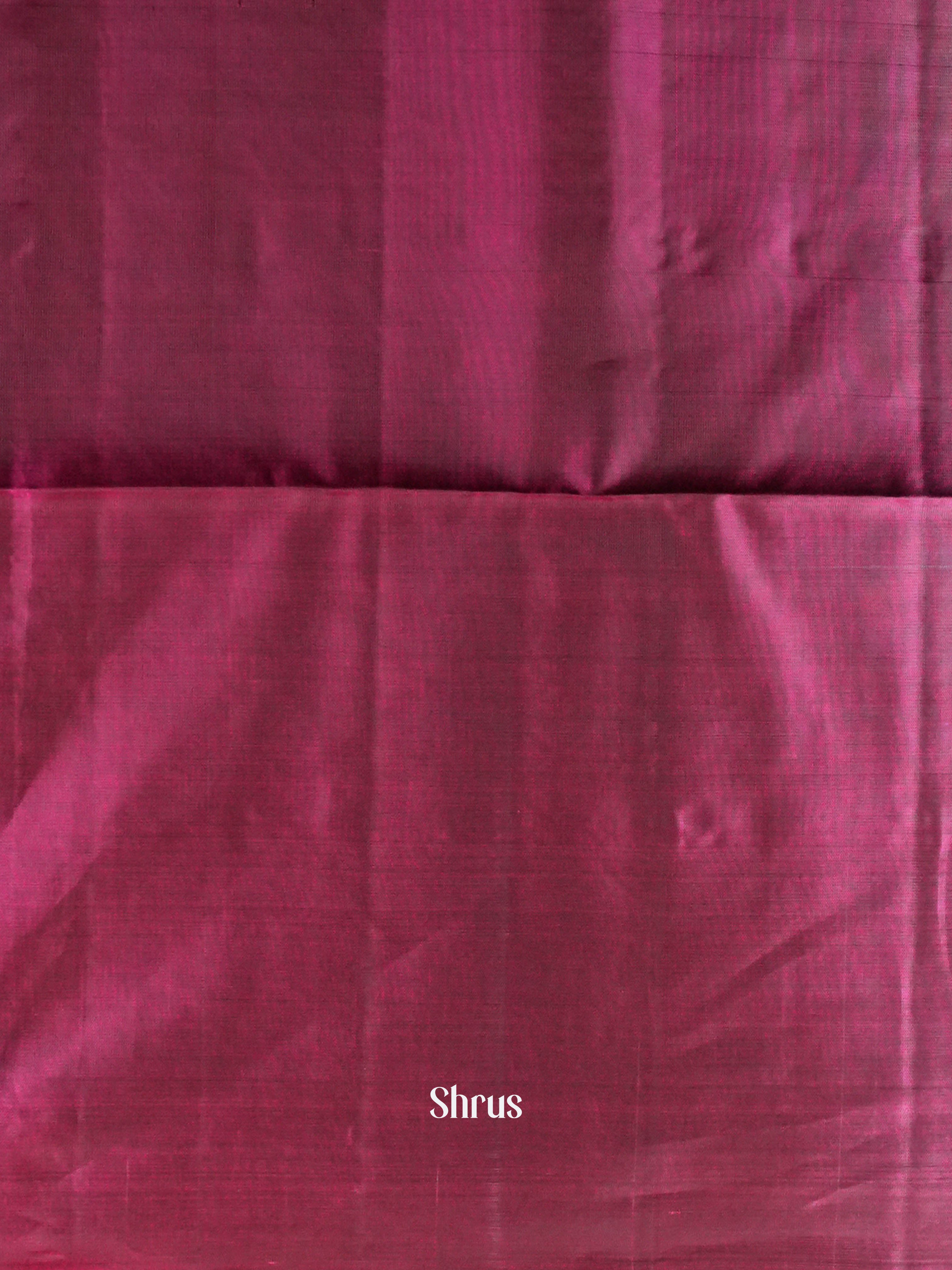 Teal & Majenta  - Softsilk-halfpure Saree