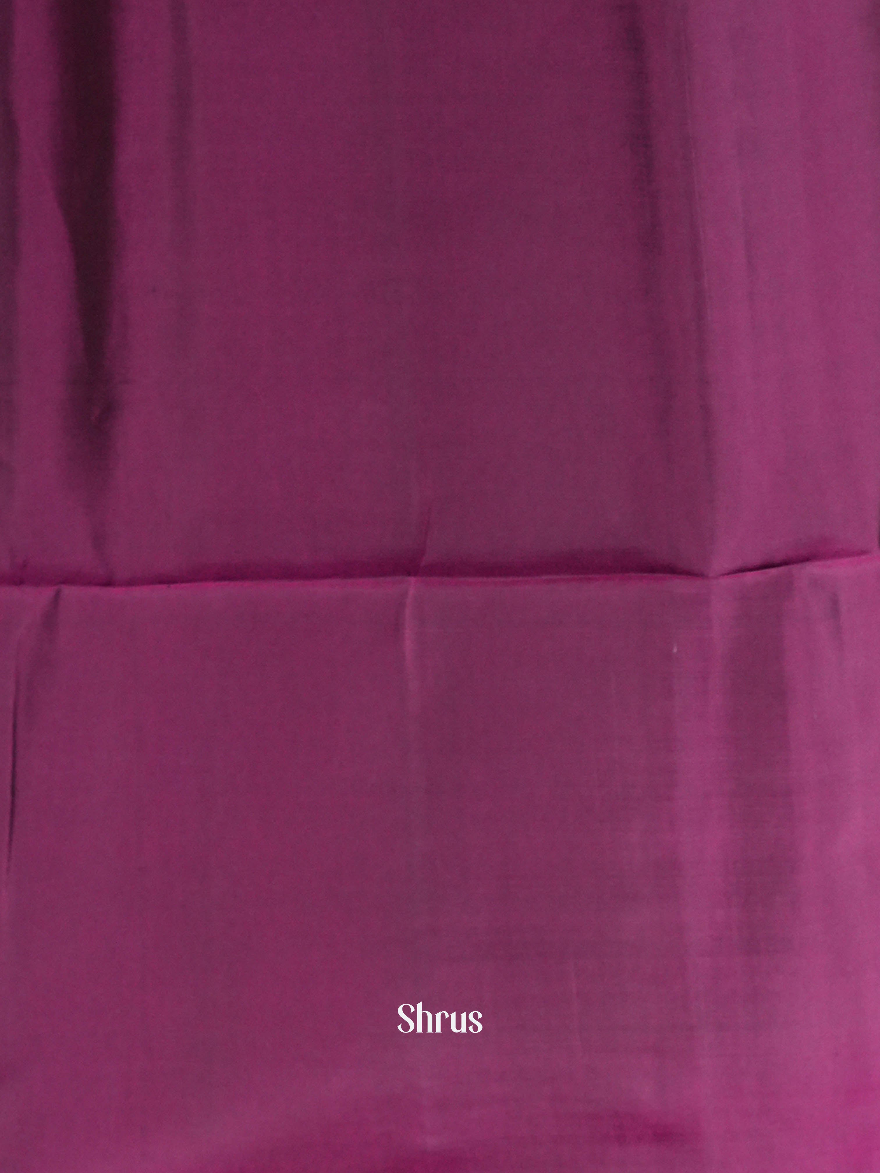 Fancy Blue & Majenta  - Softsilk-halfpure Saree