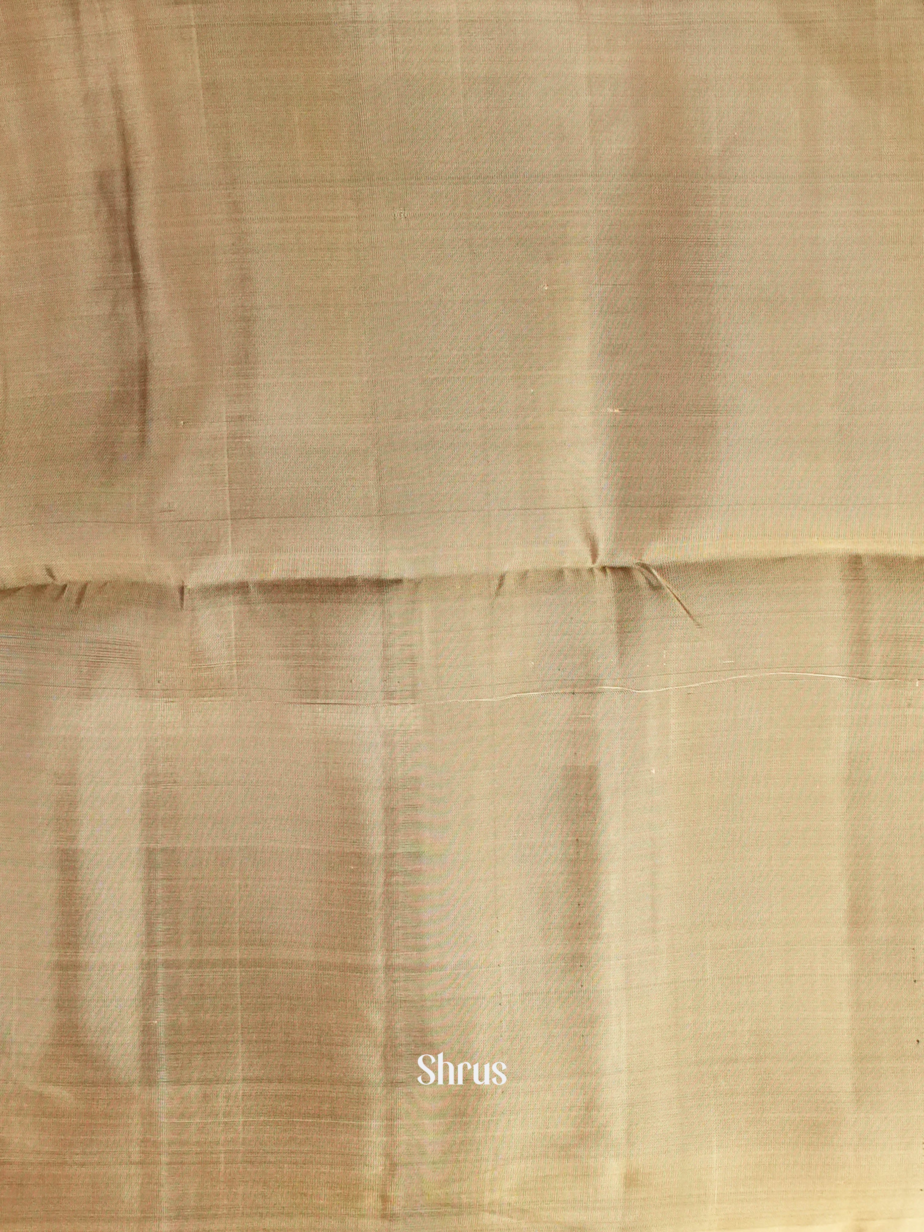 Olive Brown  - Softsilk-halfpure Saree