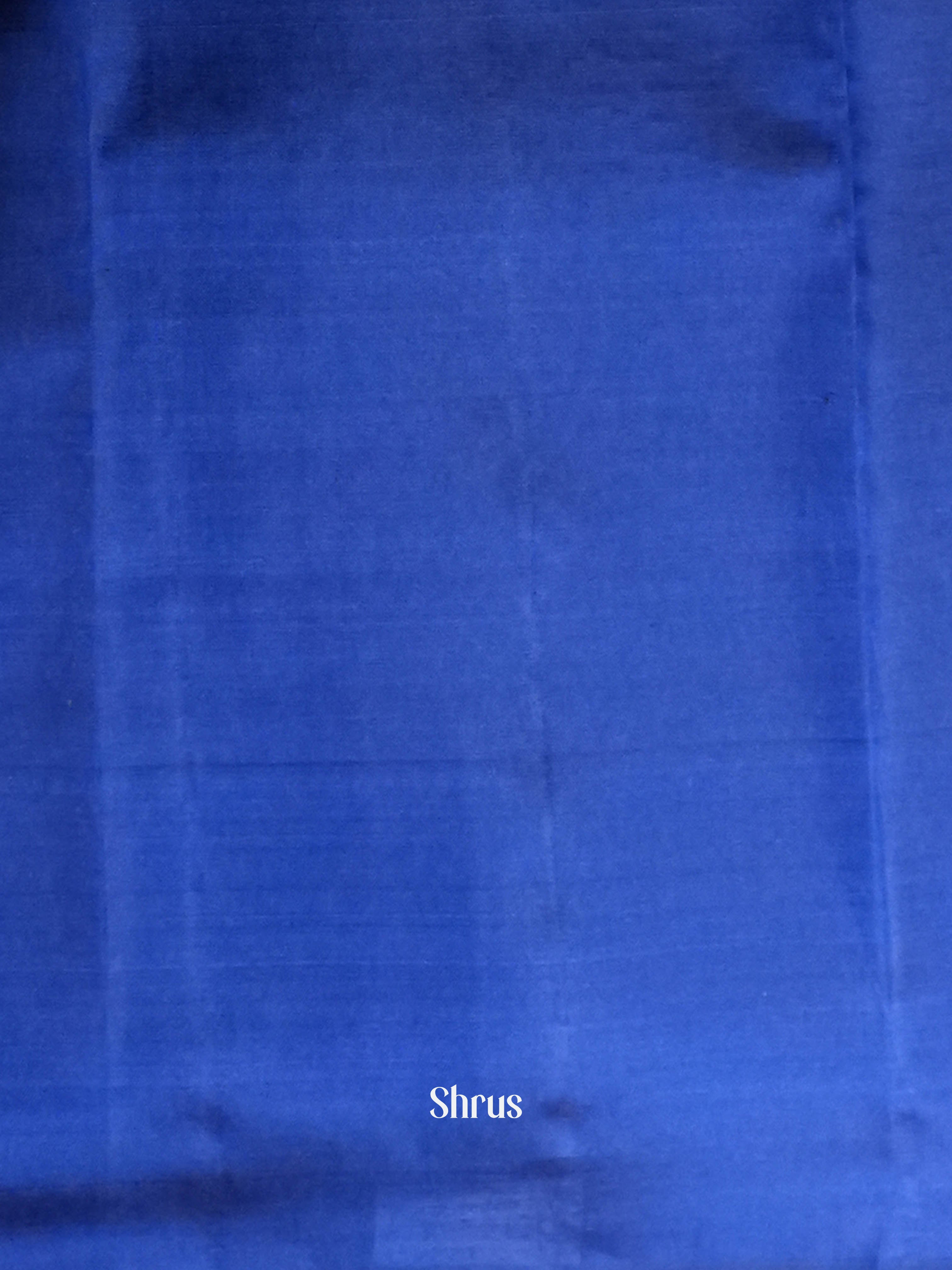 Double Shaded Blue & Indigo   - Softsilk-halfpure