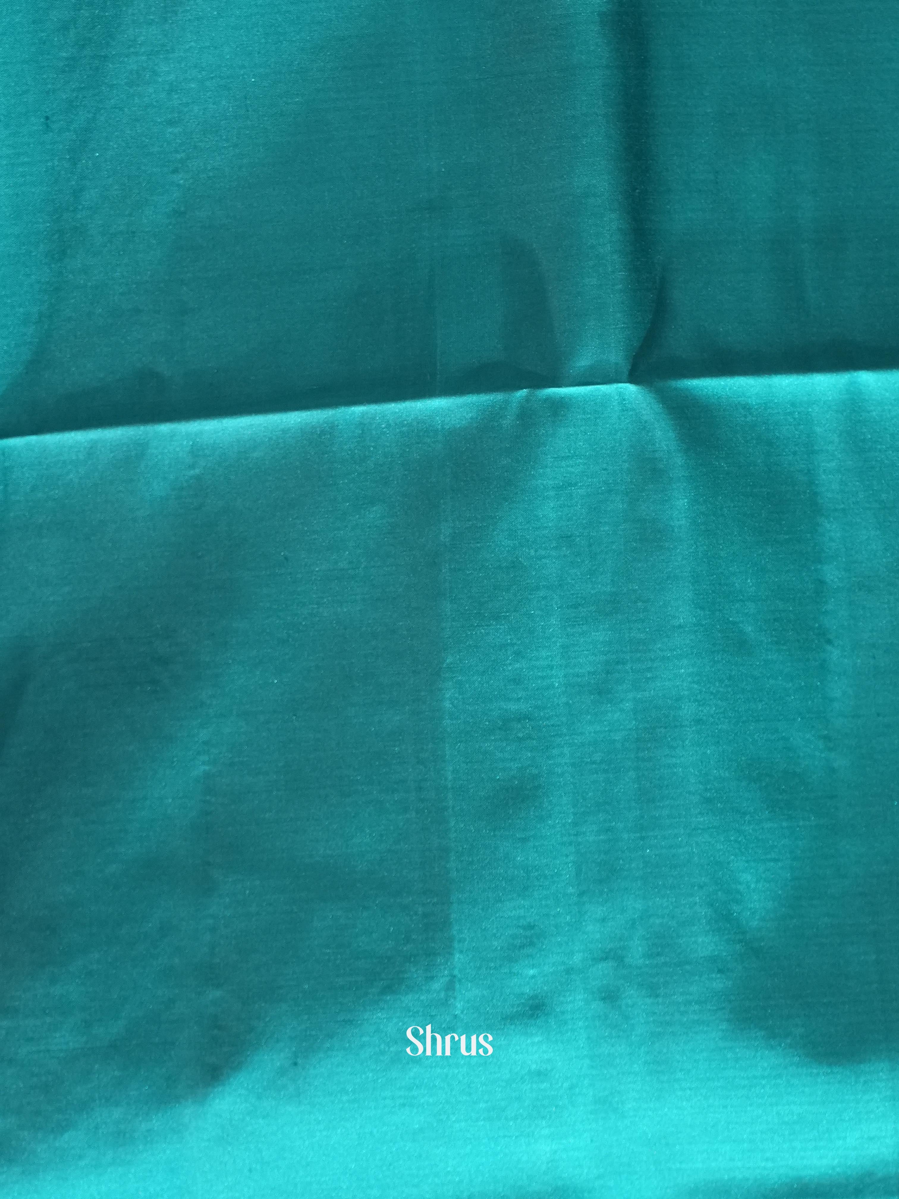 Violet & Teal- Soft Silk Saree