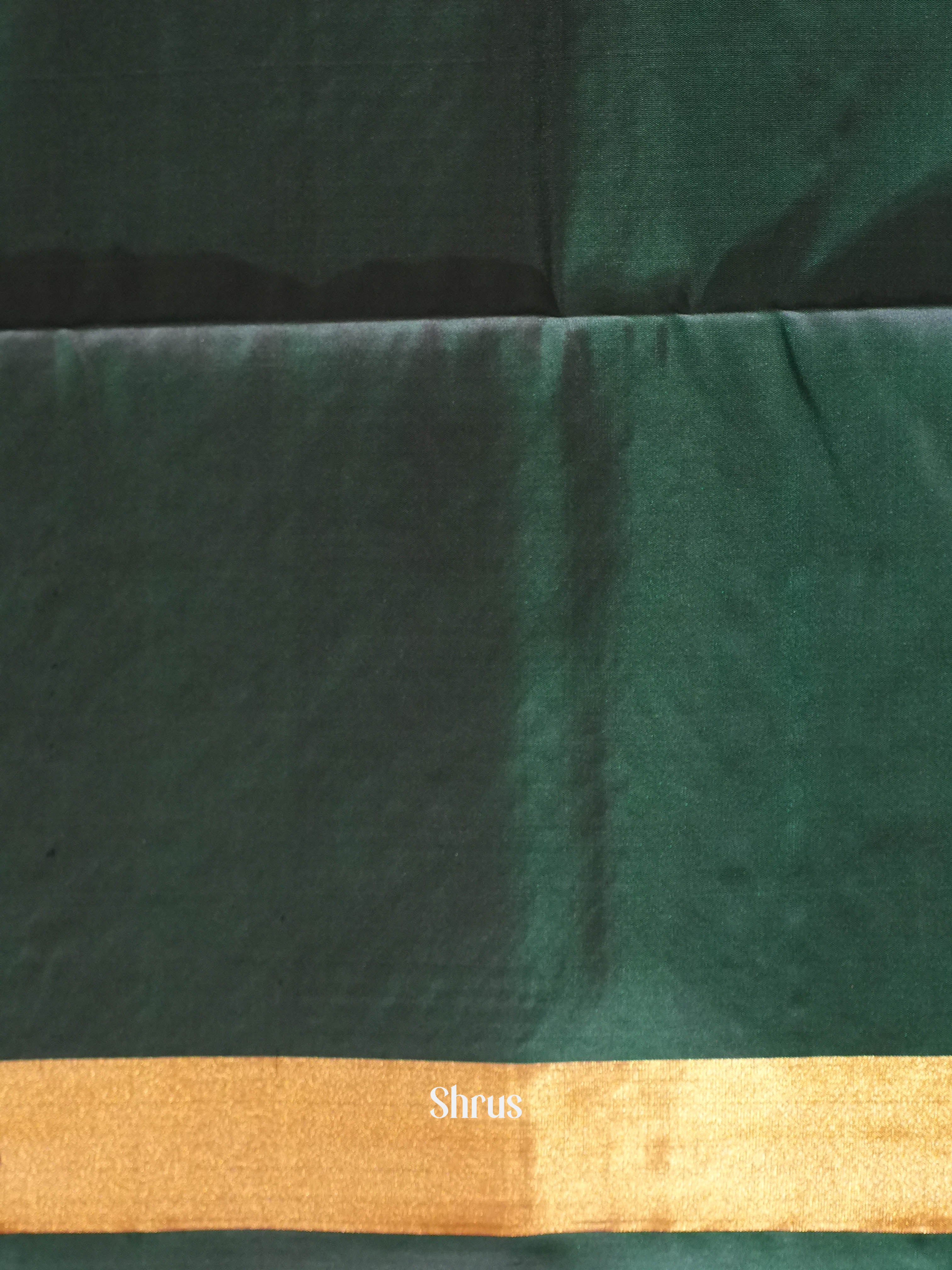 Purple & Green - Soft Silk Saree