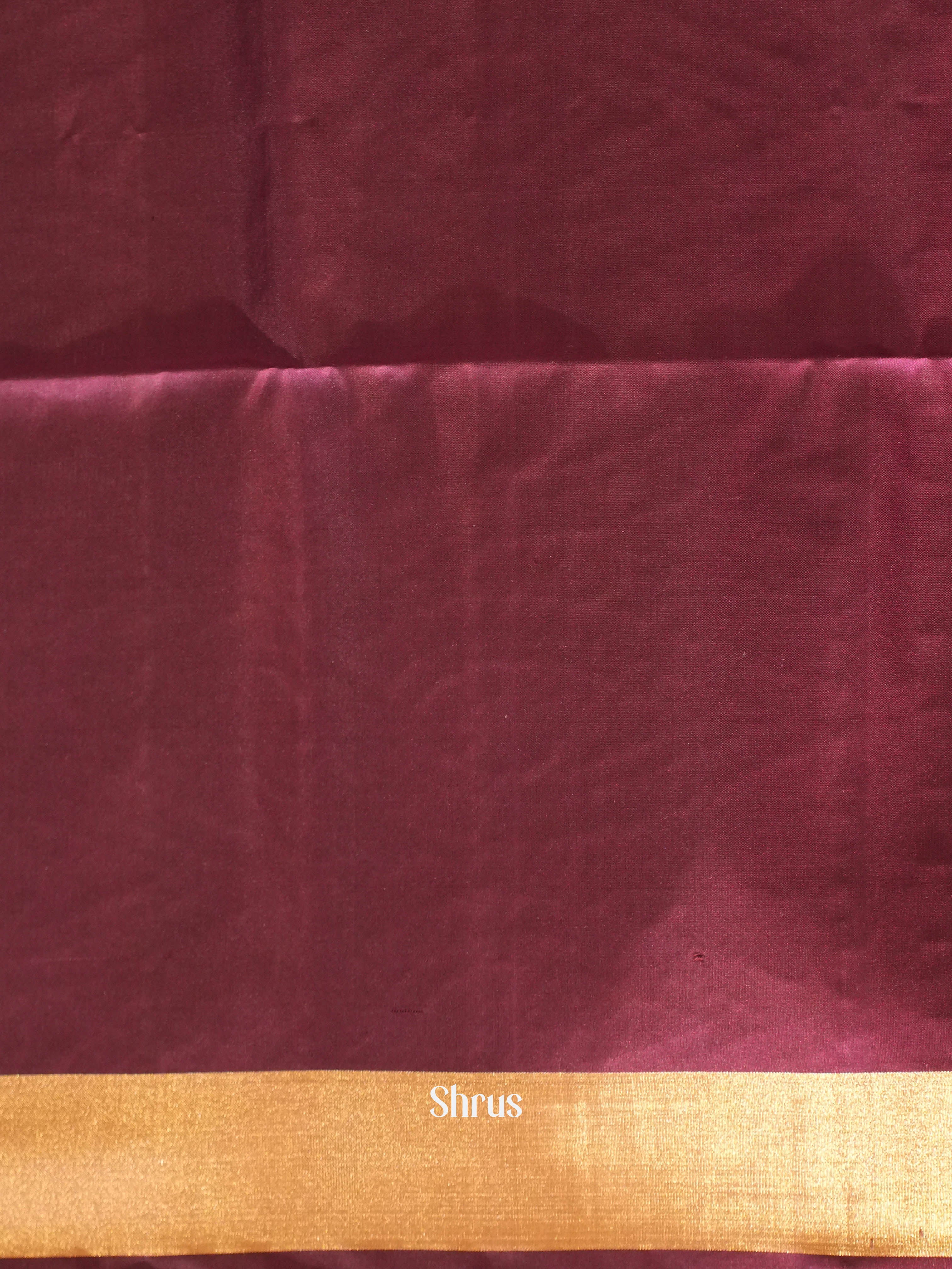 Purple & Maroon- Soft Silk Saree