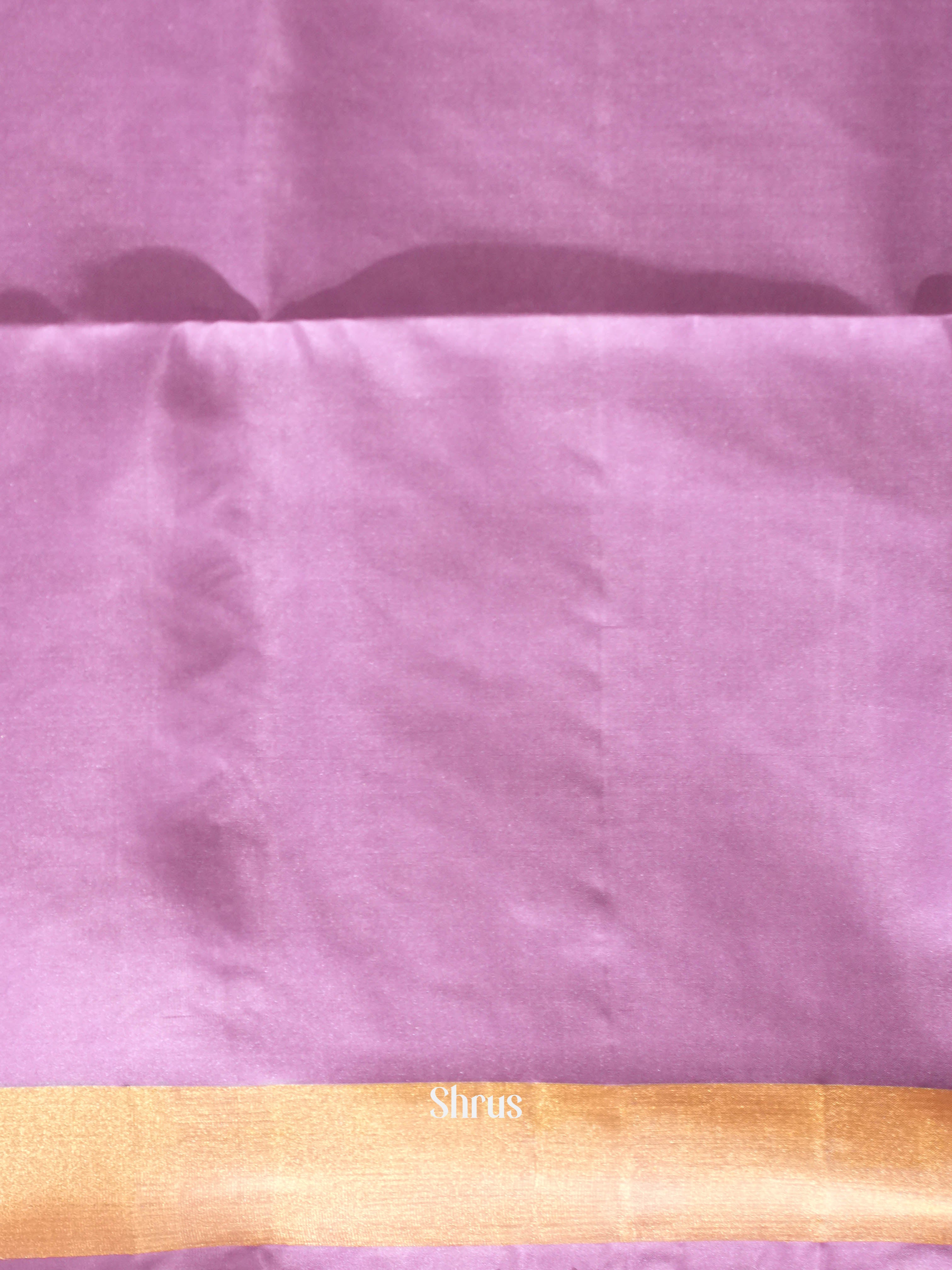 Mild Lavender & Purple- Soft Silk Saree