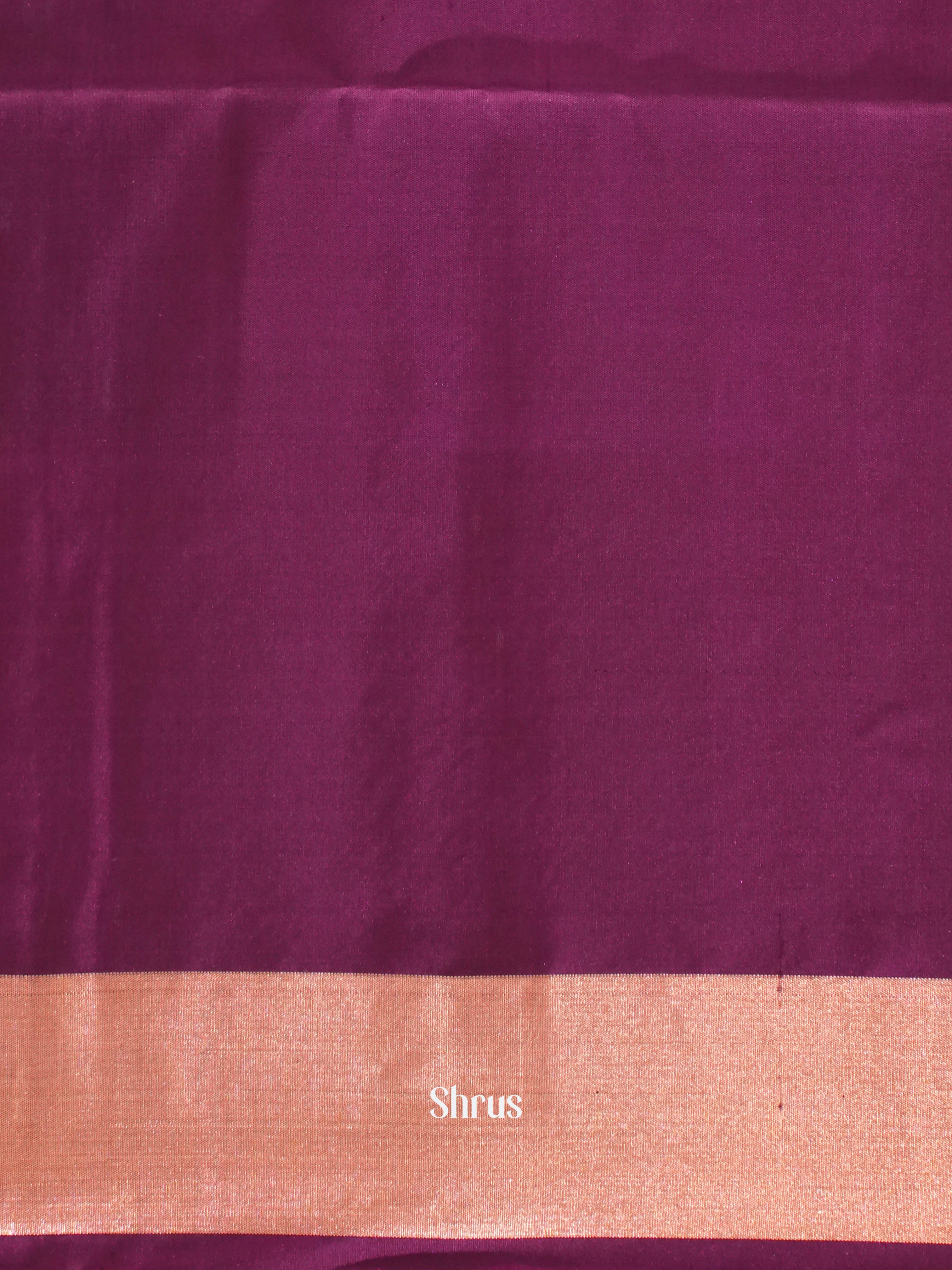 Green & Purple - Soft Silk Saree