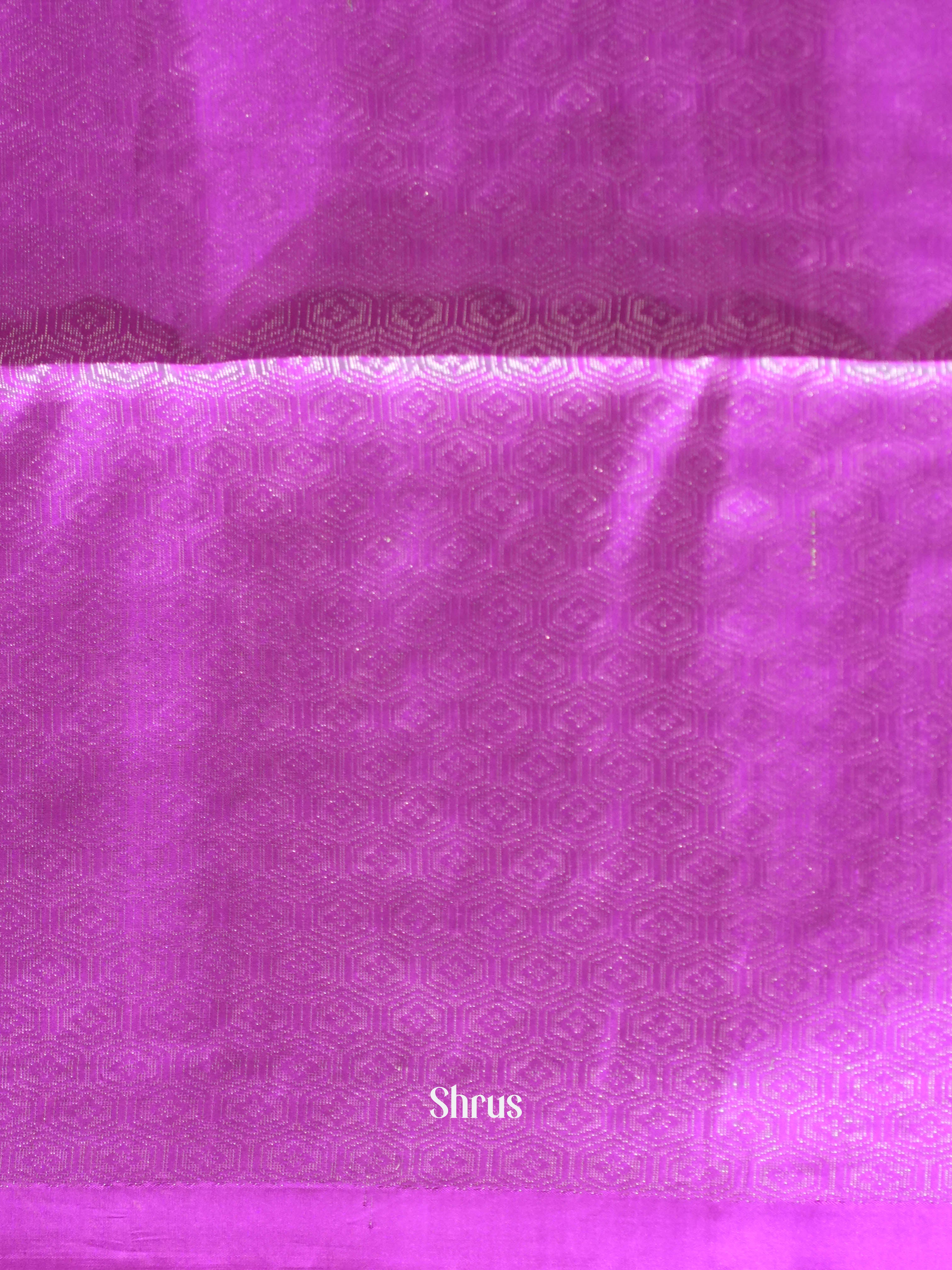 Honey & Purple - Soft Silk Saree