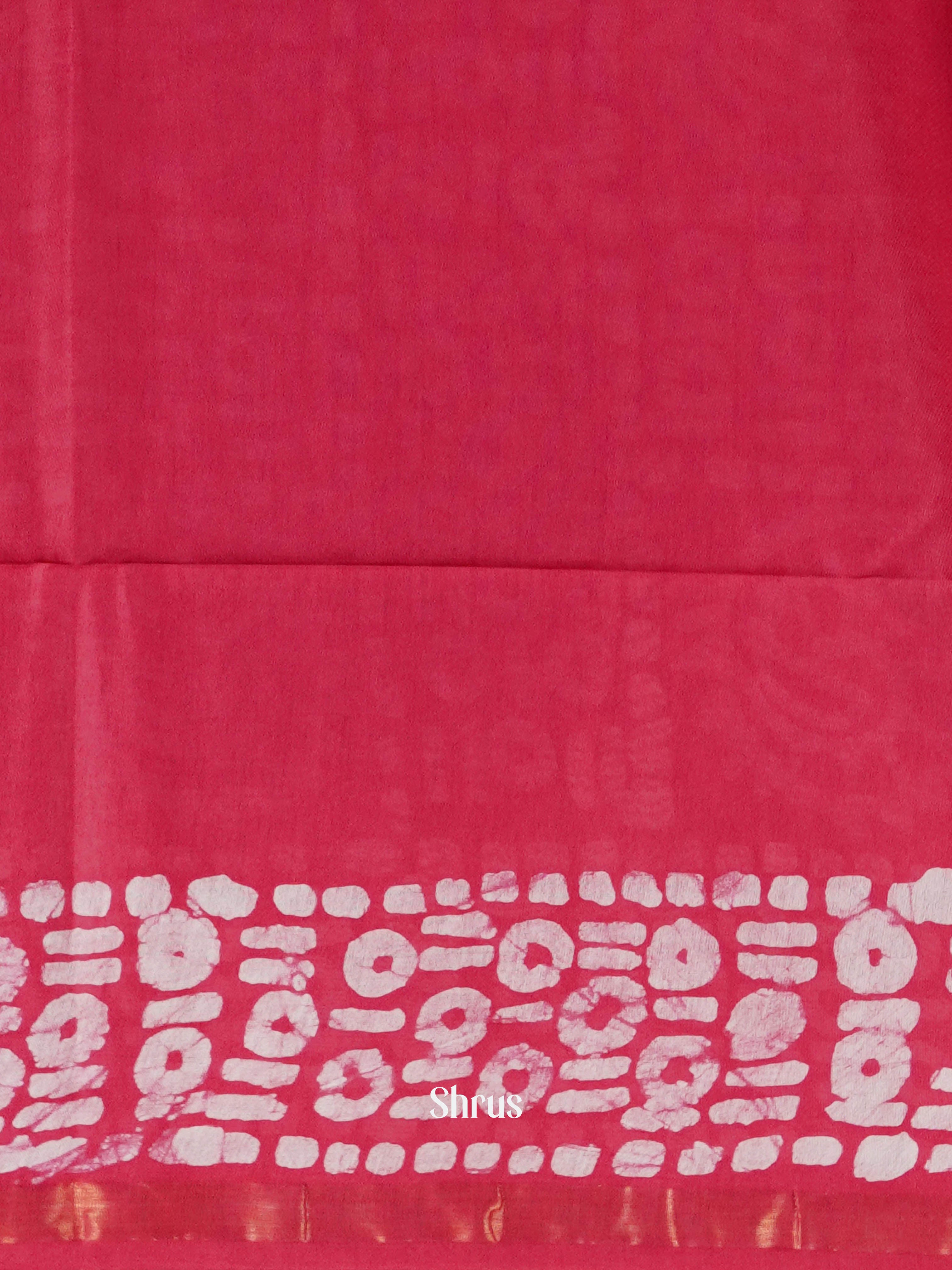 Violet & Pink - Bhatik Saree