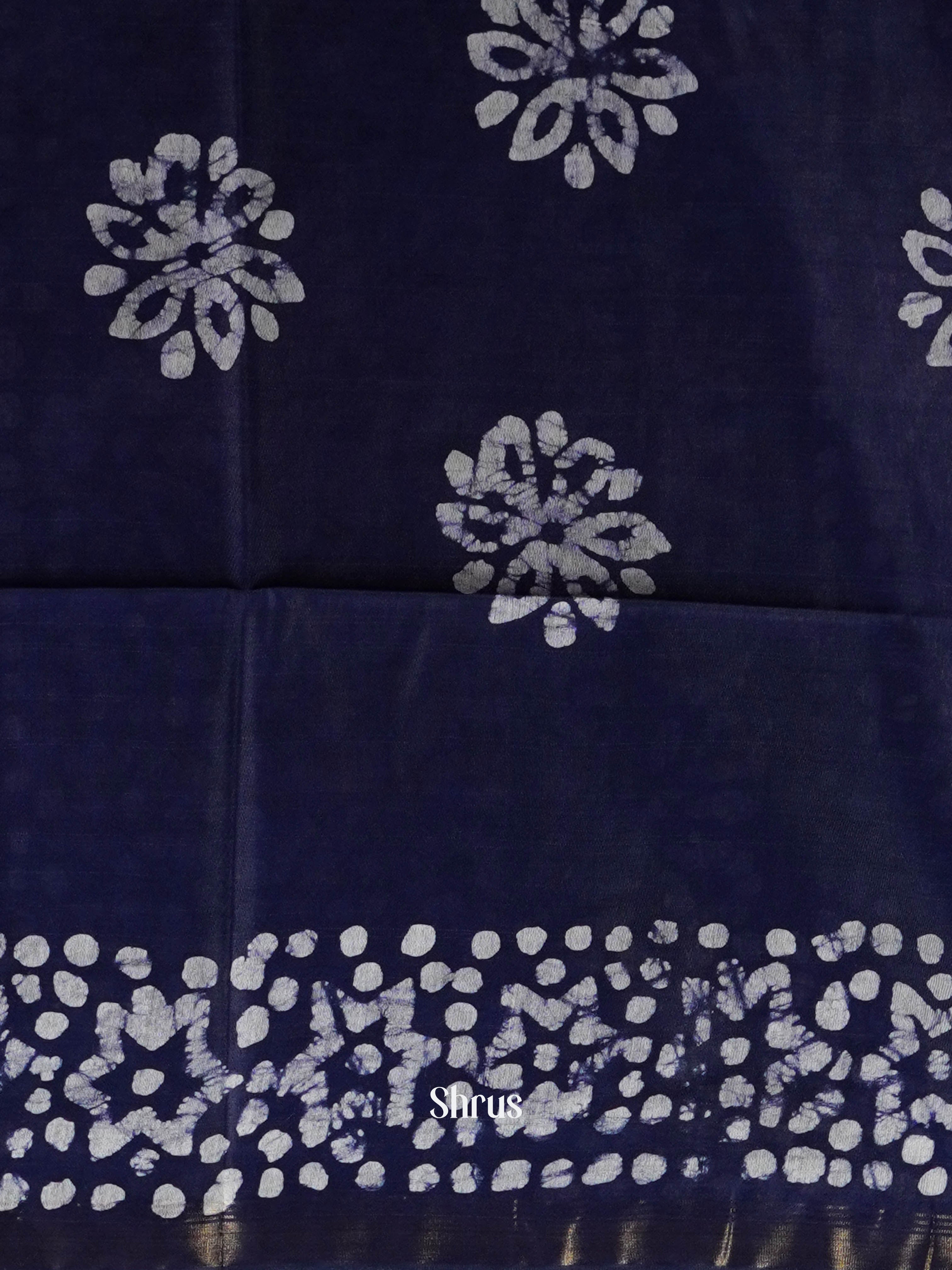 Pink & Blue - Bhatik Saree