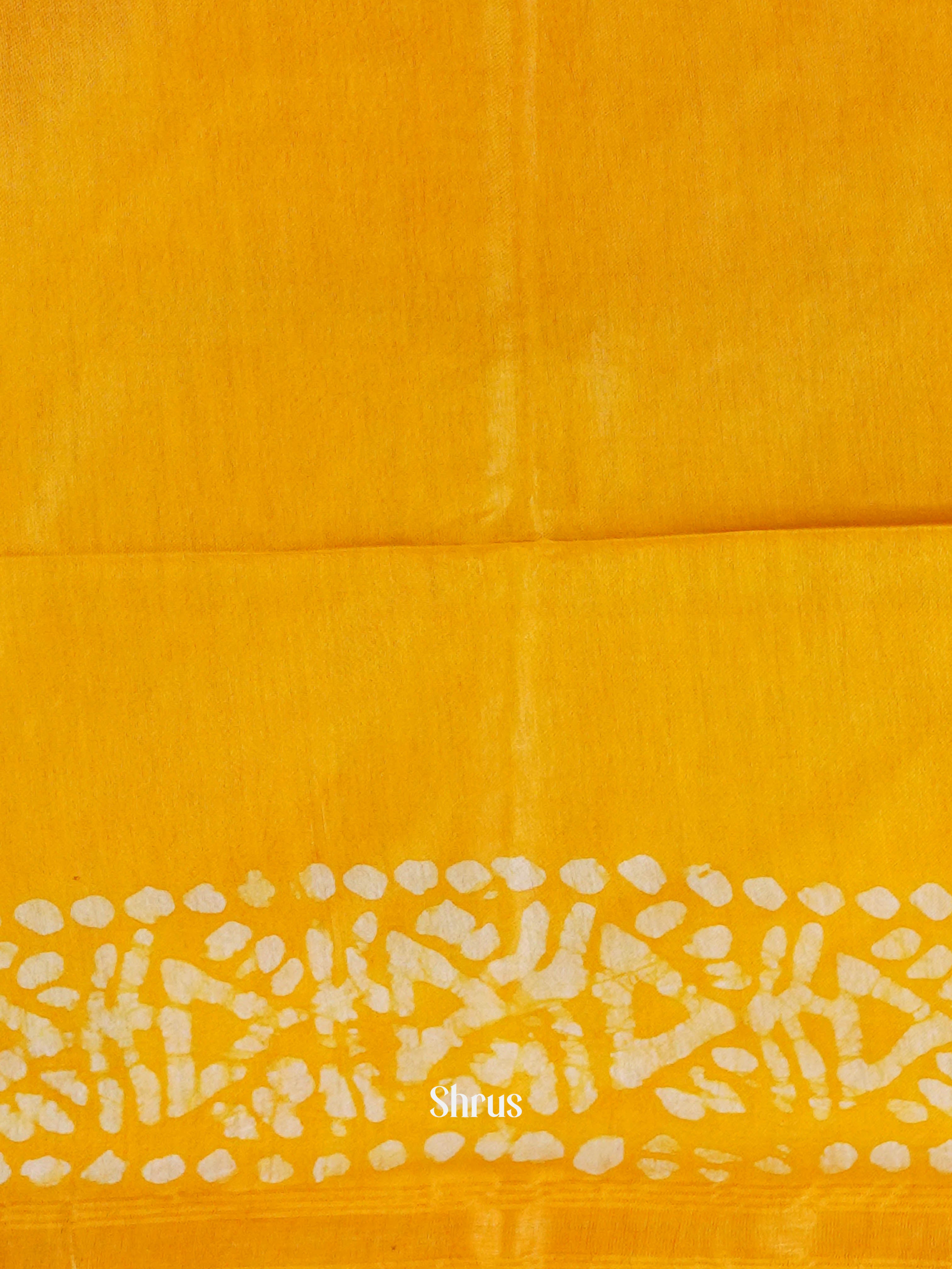 Red & Mustard - Bhatik Saree