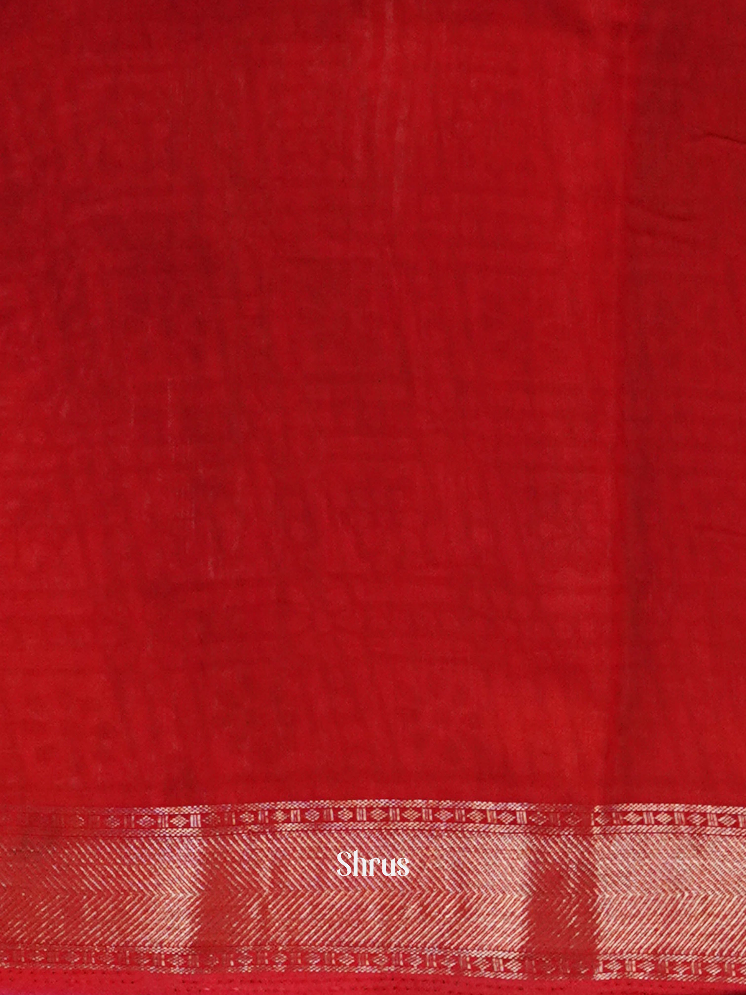 Black & Red  - Art Modal Saree