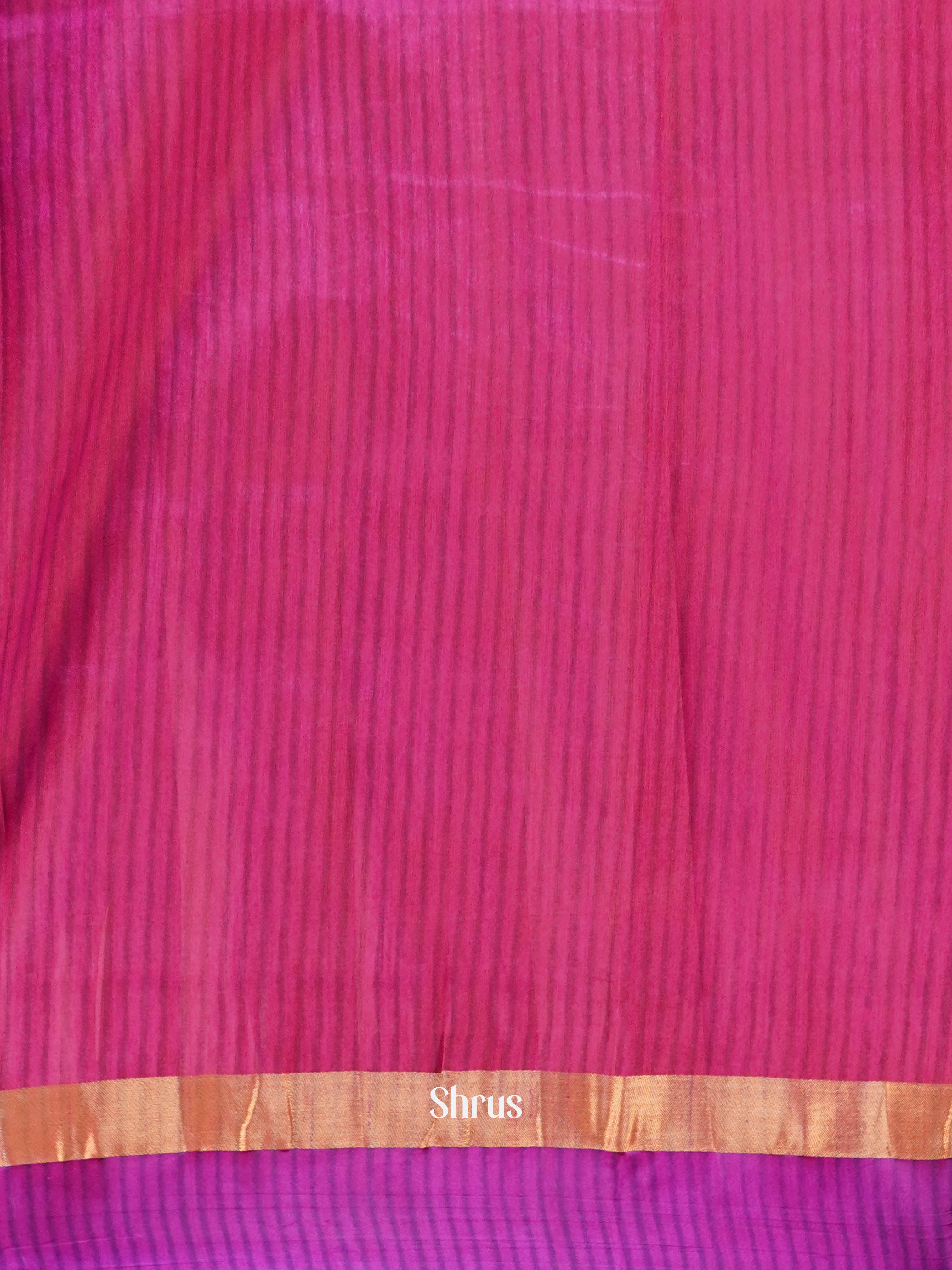 Purple & Pink - Semi Patola saree