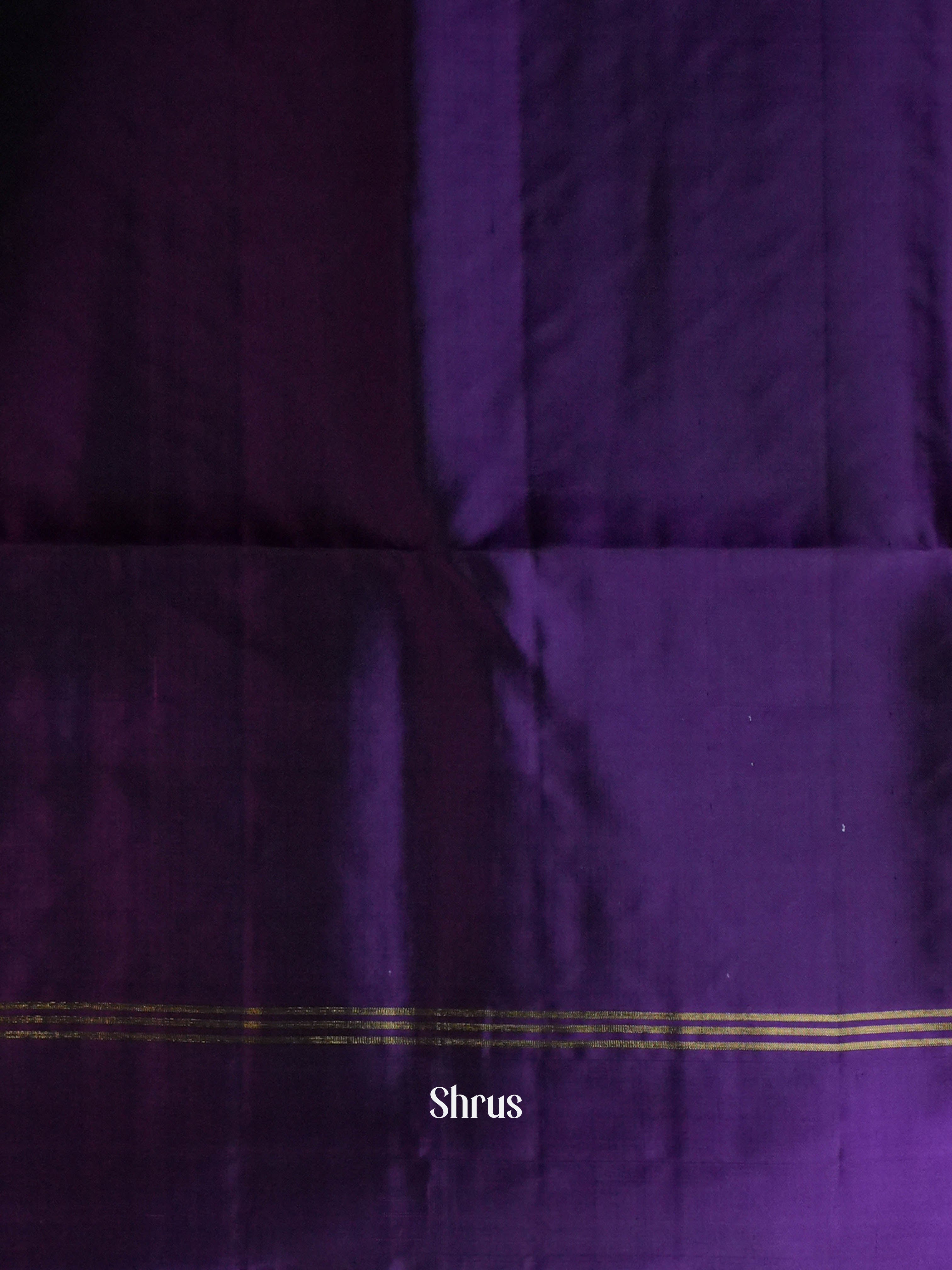 Lavender & Violet - Soft Silk Saree