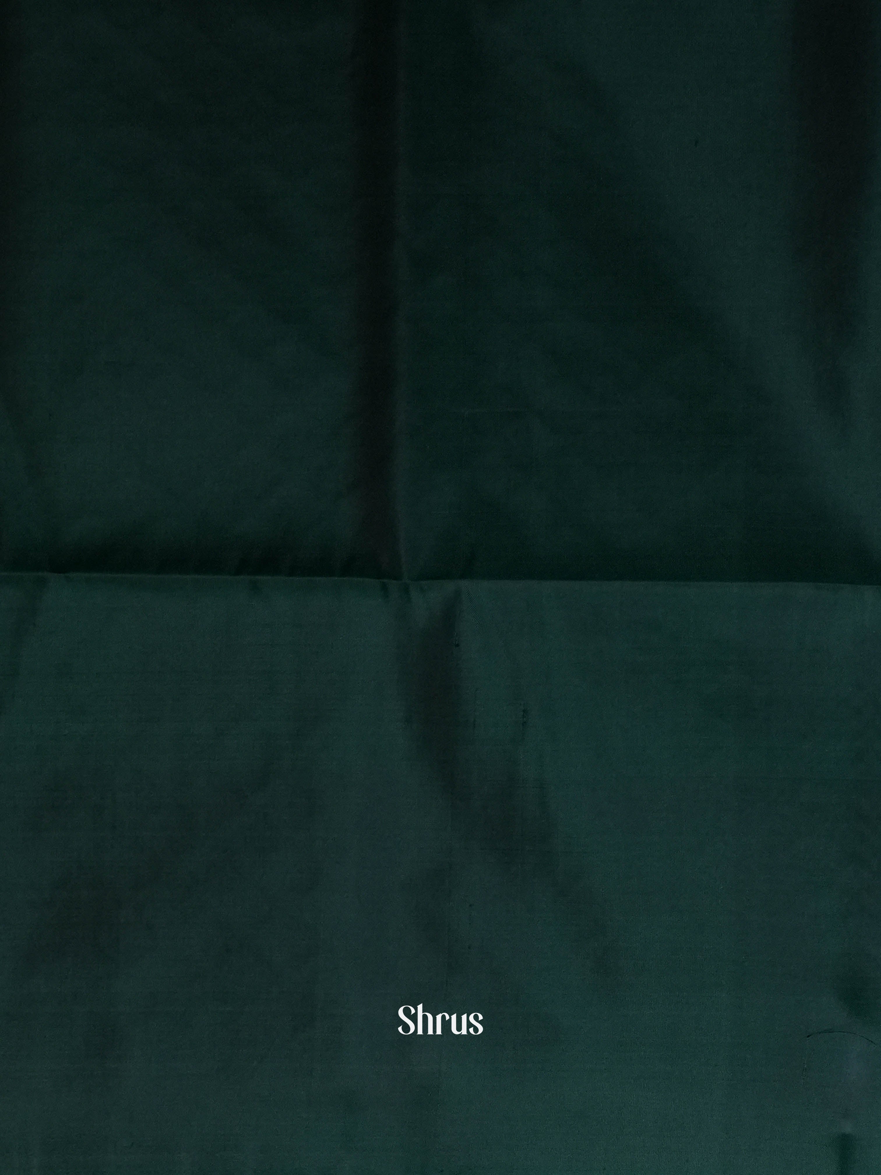 Green  & Olive Green  - Soft Silk Saree