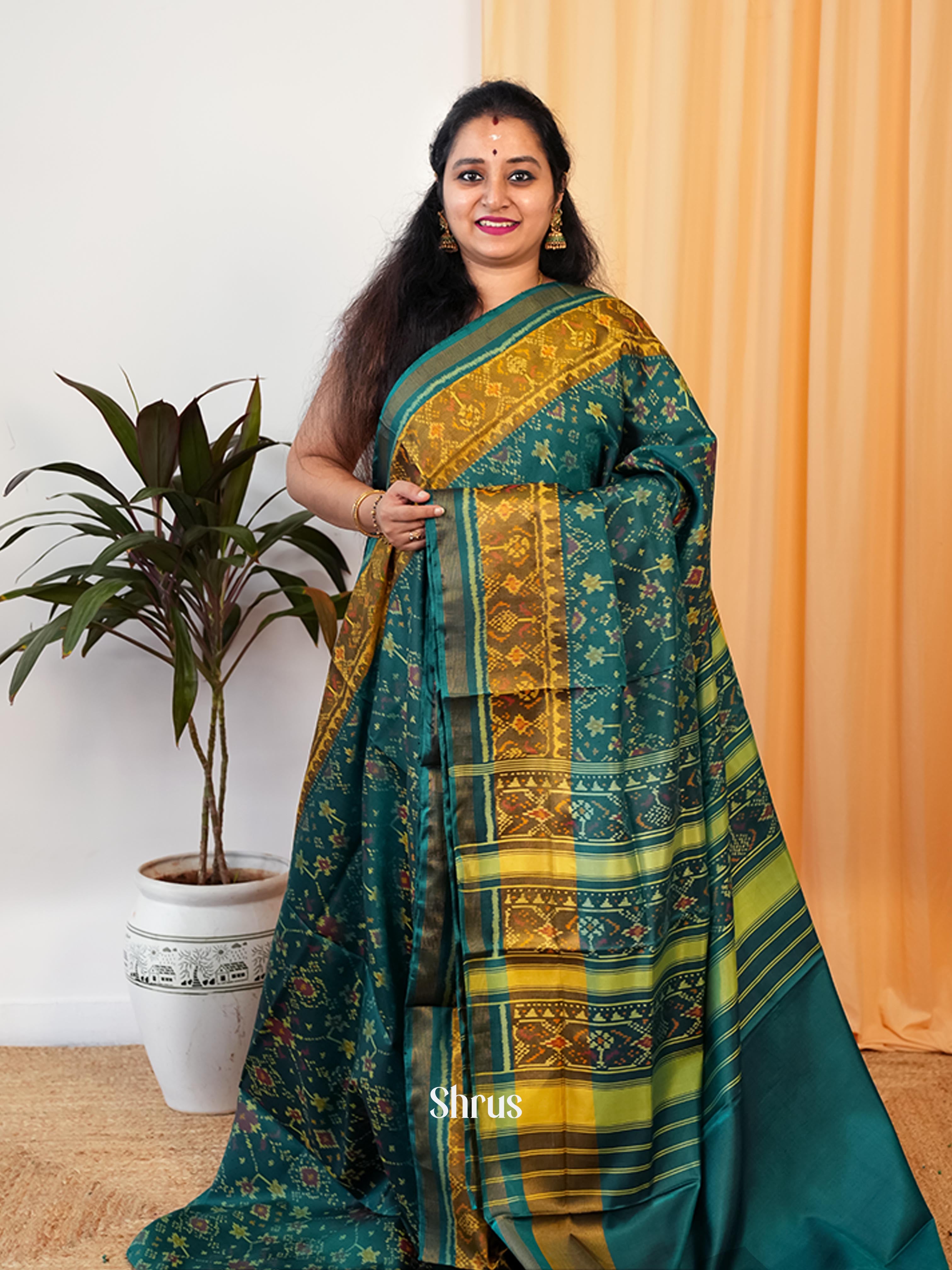 Peacock Green - Rajkot Patola Saree