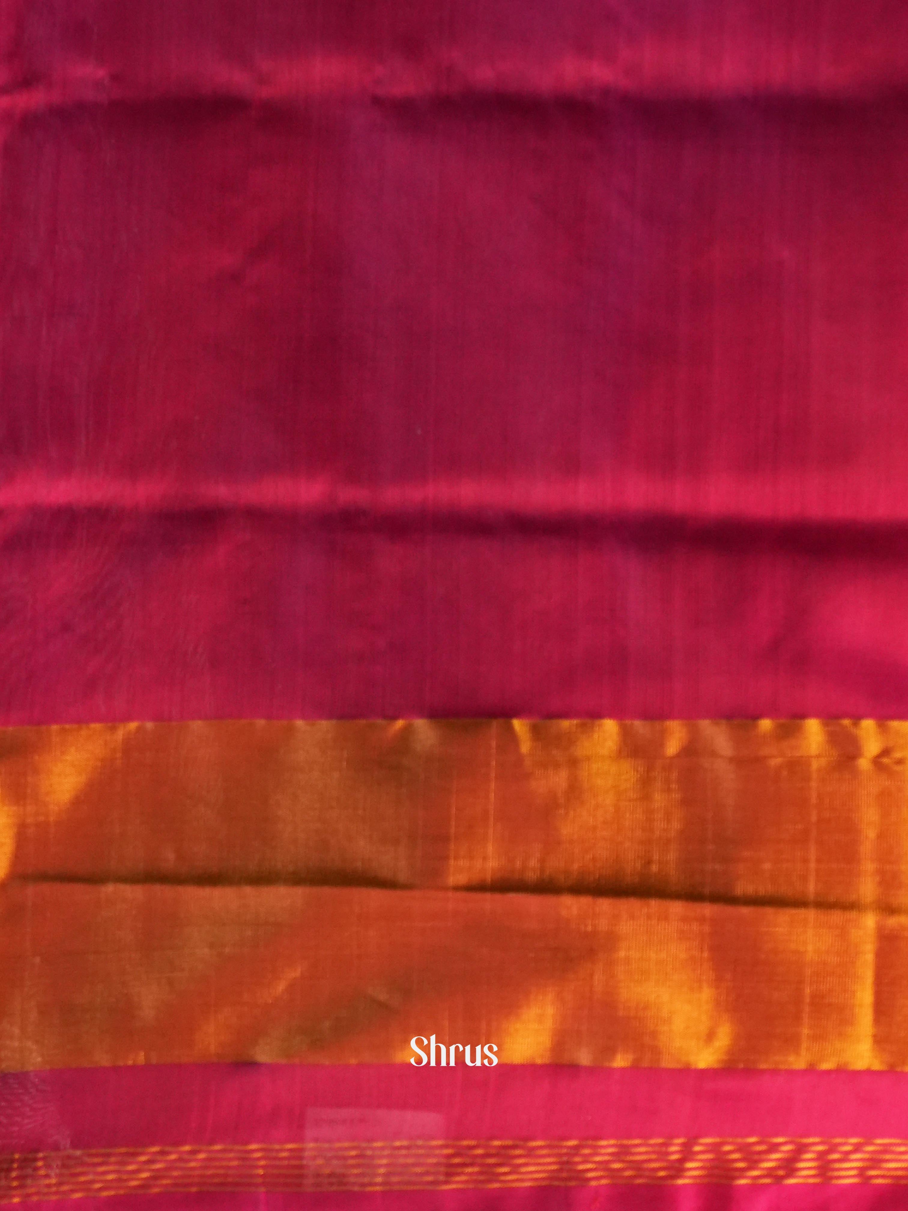 Blue & Maroon - Rajkot Patola Saree