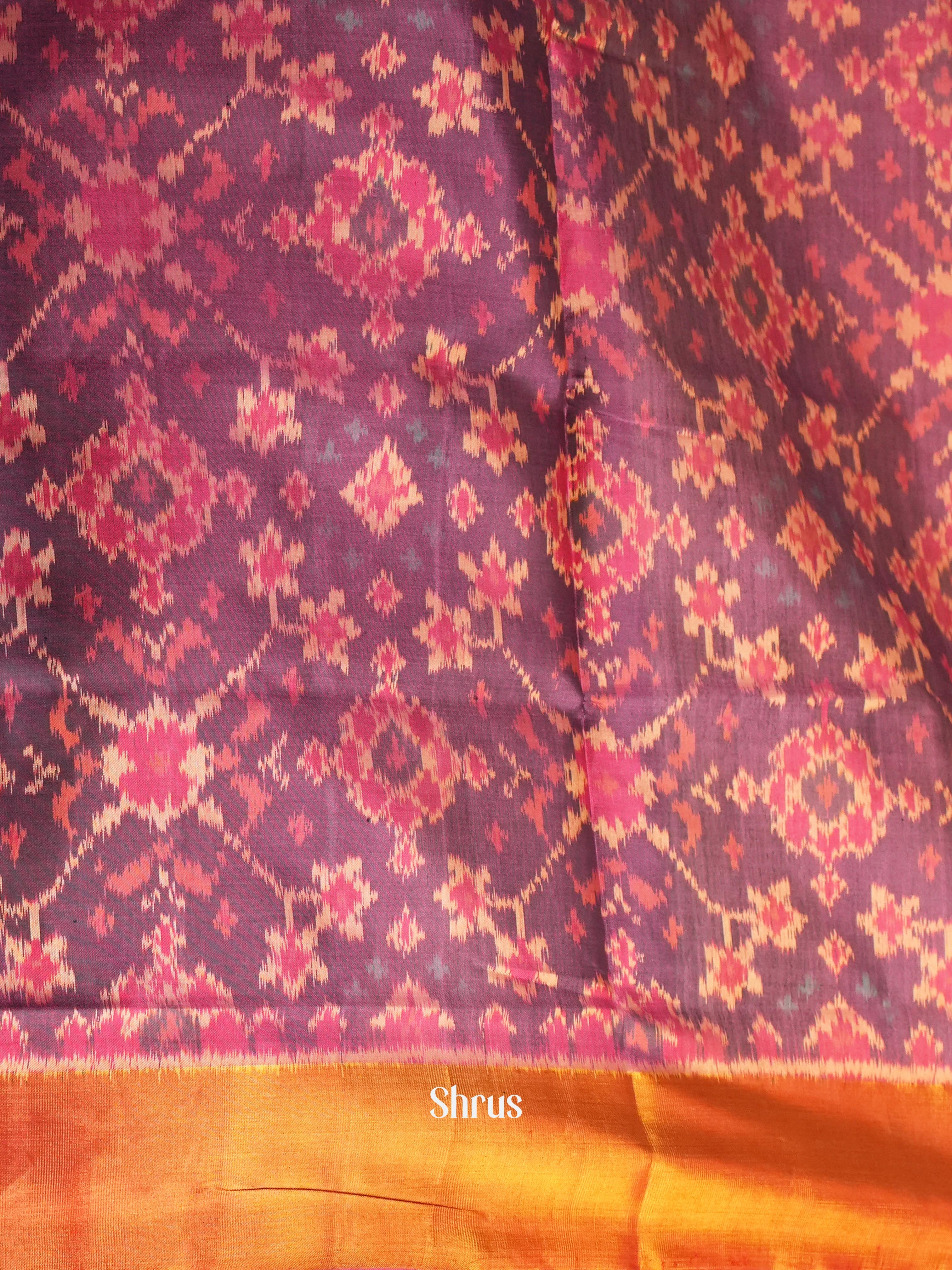 Purple & Pink  - Rajkot Patola Saree