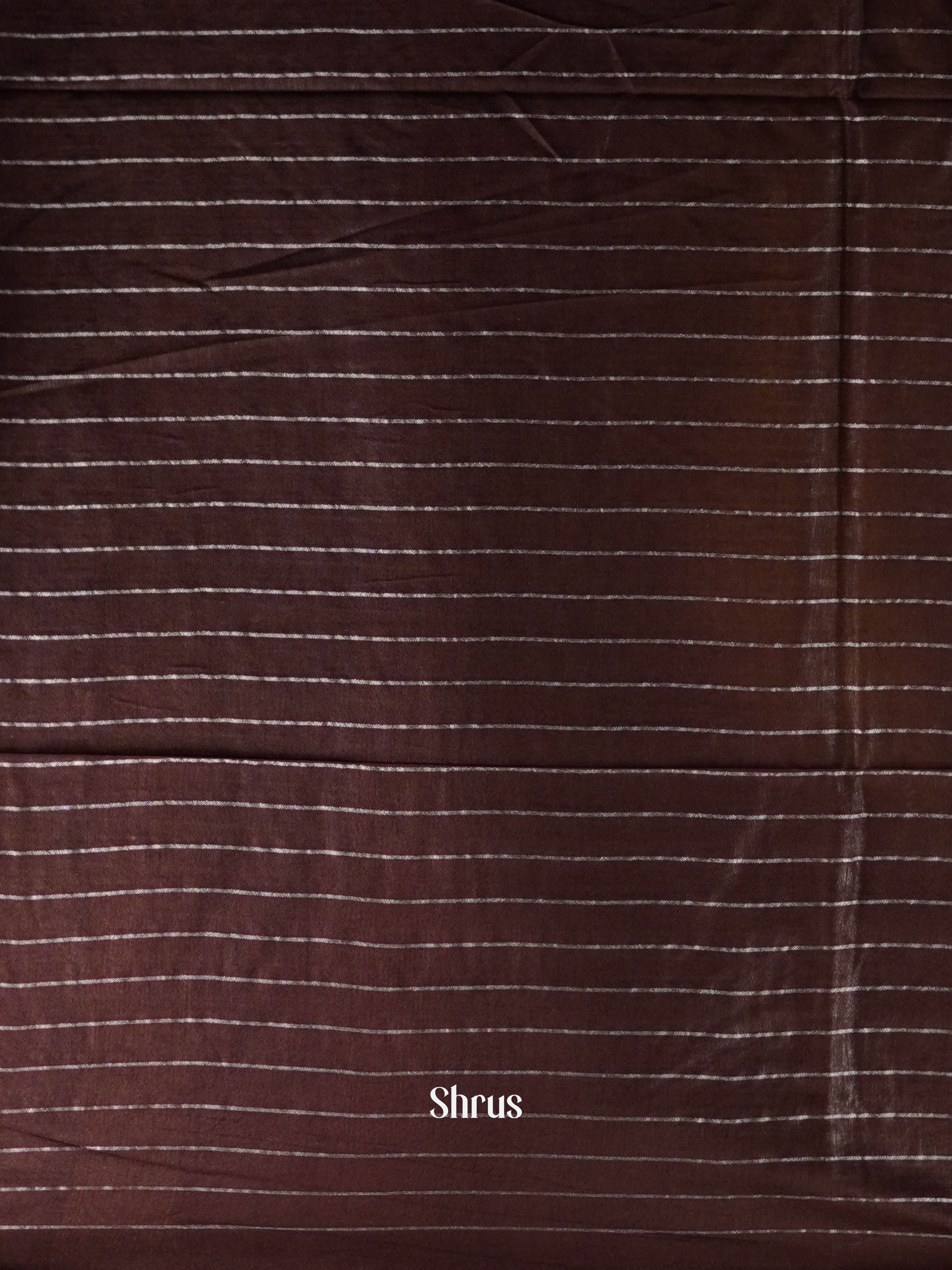 Brown & Gold  - Semi Tussar Saree