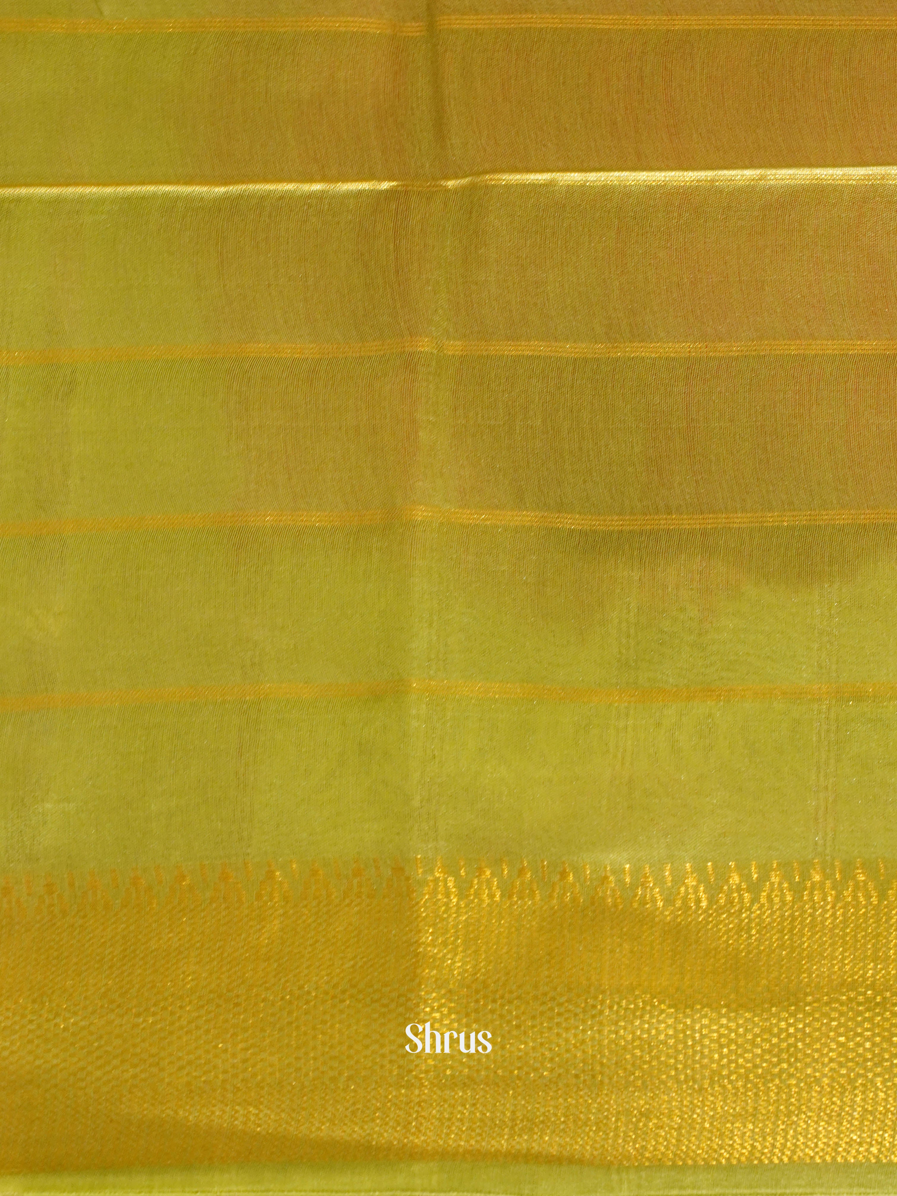 Brick & Green - Semi Tussar Saree