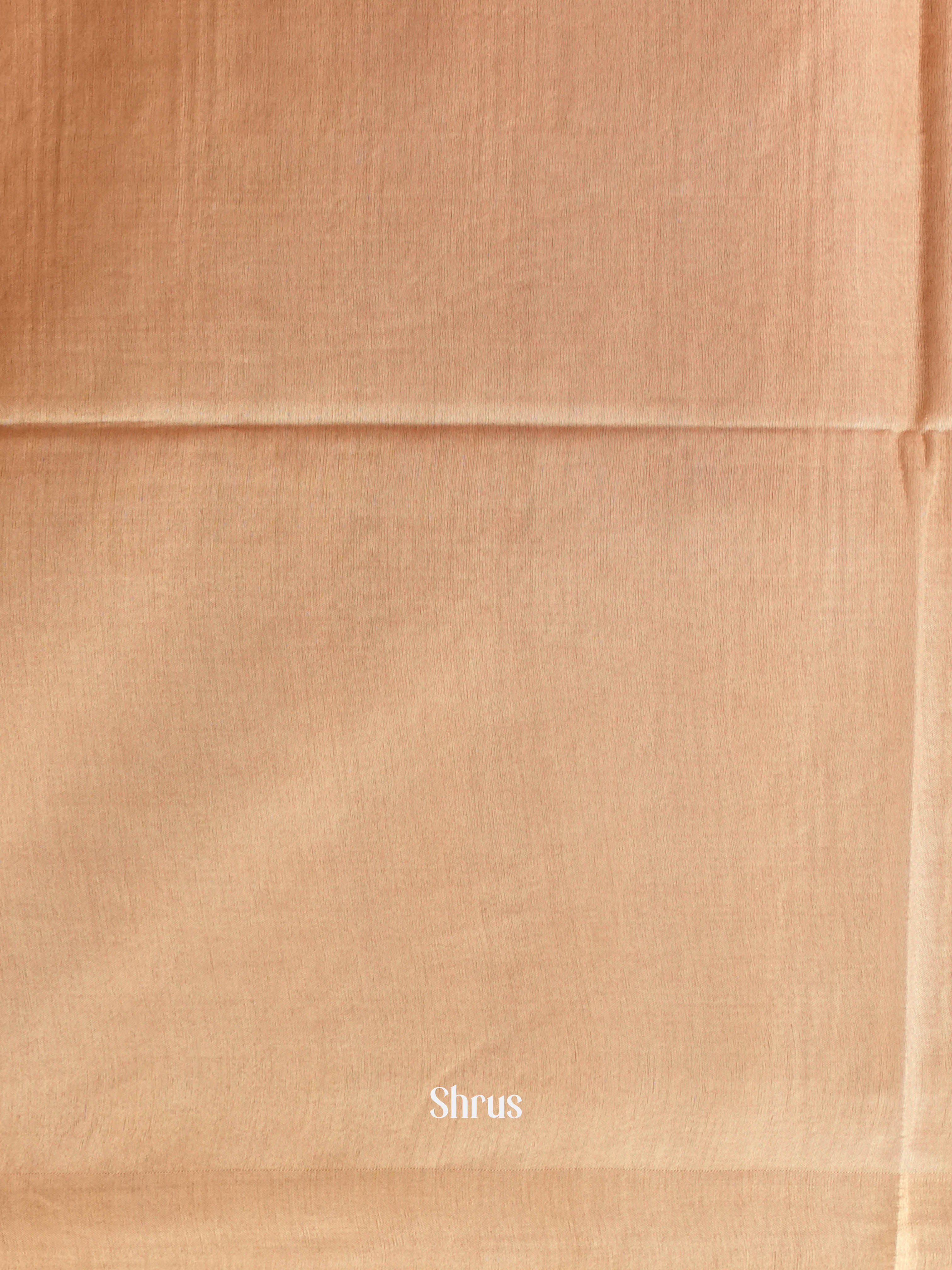 Violet & Cream - Semi Tussar Saree