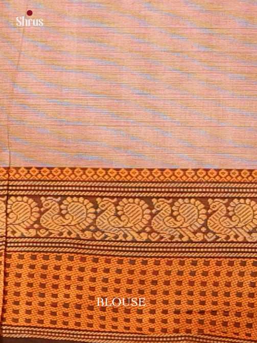 Grey & Brown - Chettinad Cotton Saree