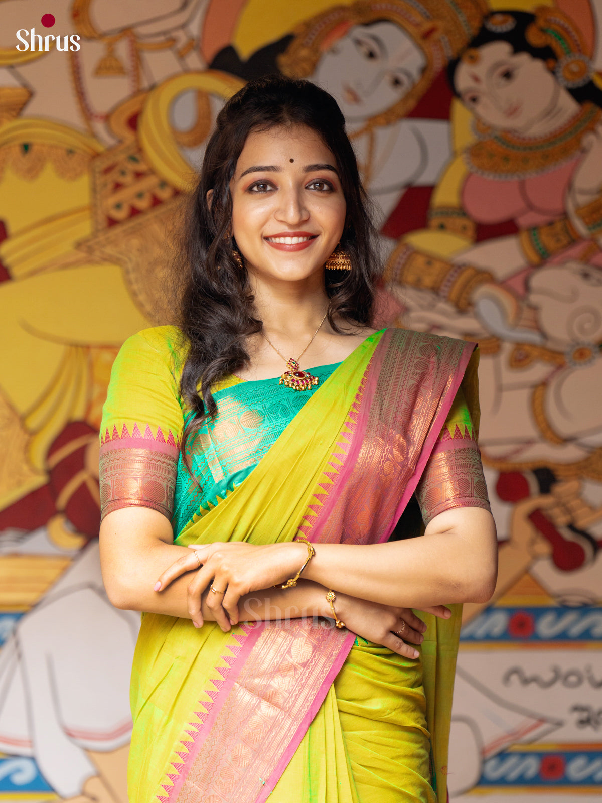 CHS24170 - Chettinad Cotton Saree - Shop on ShrusEternity.com