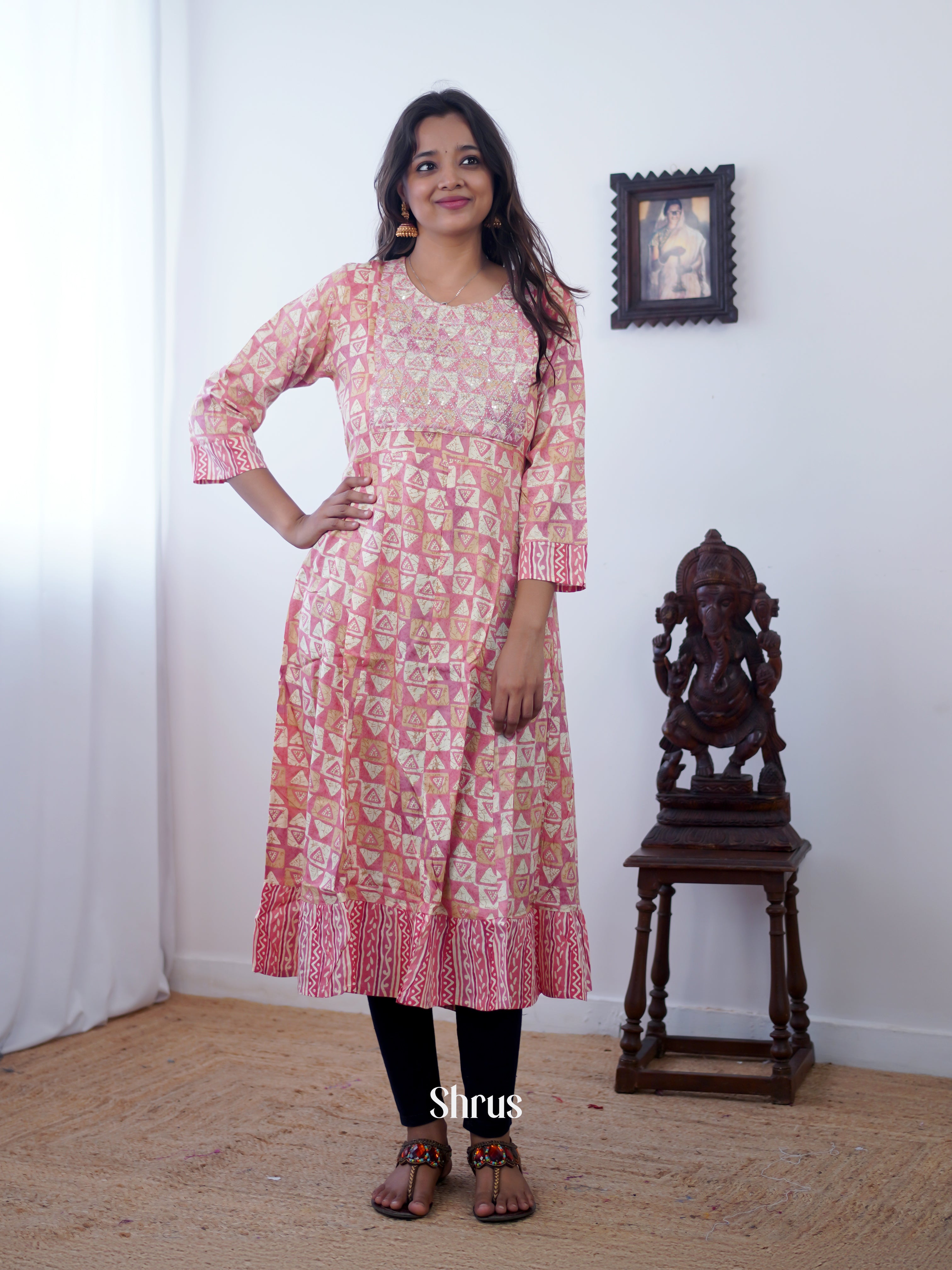 Pink  - Readymade Kurti