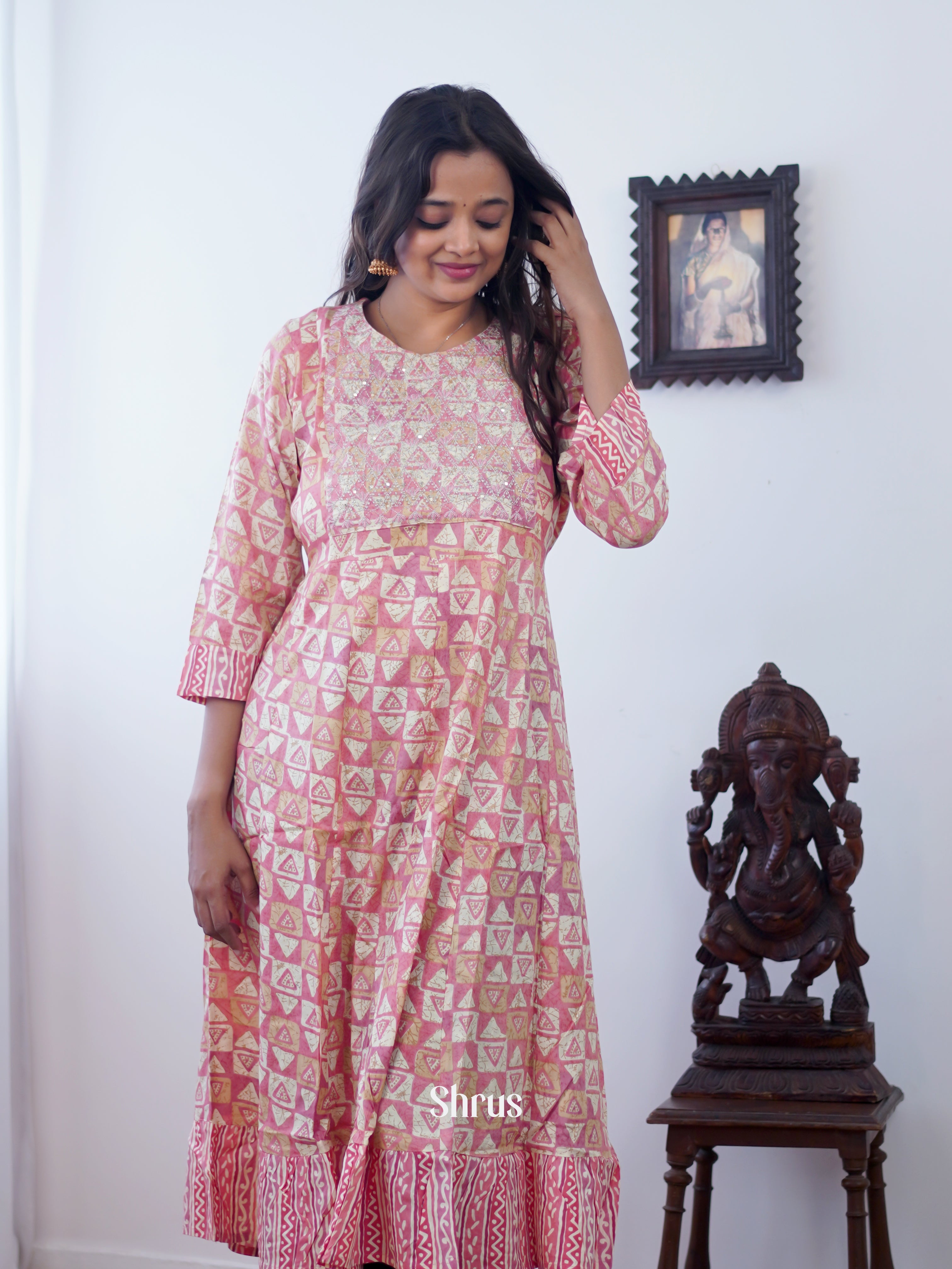 Pink  - Readymade Kurti