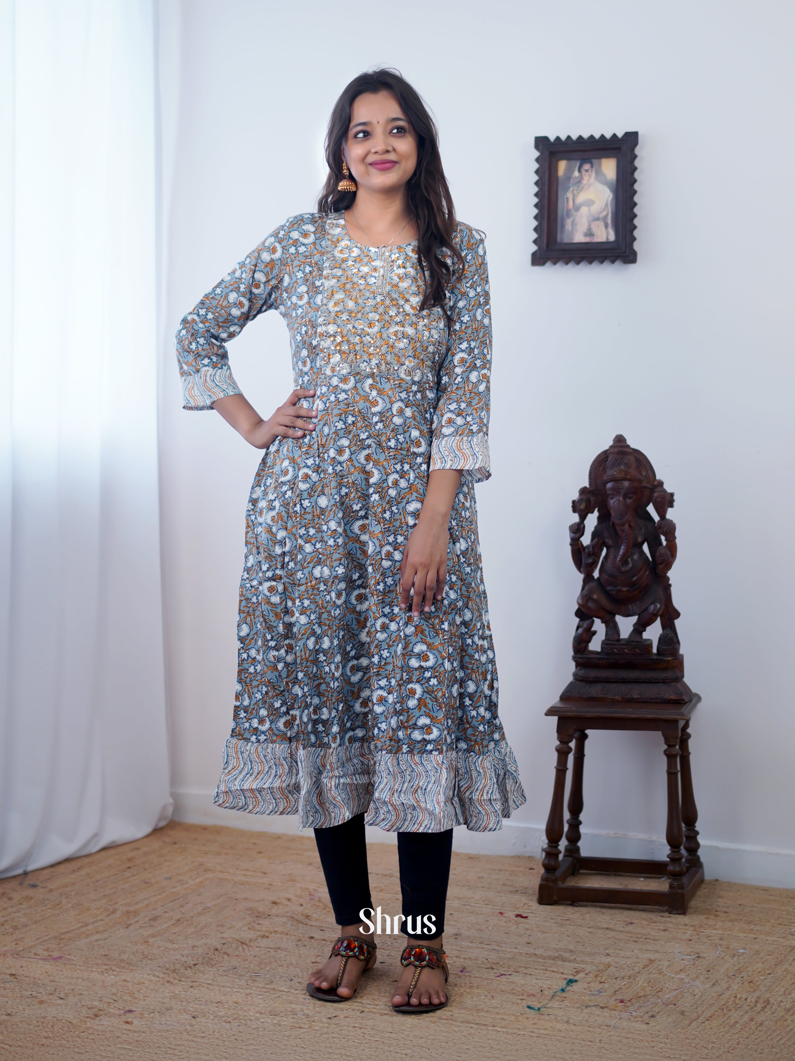 Grey  - Readymade Kurti