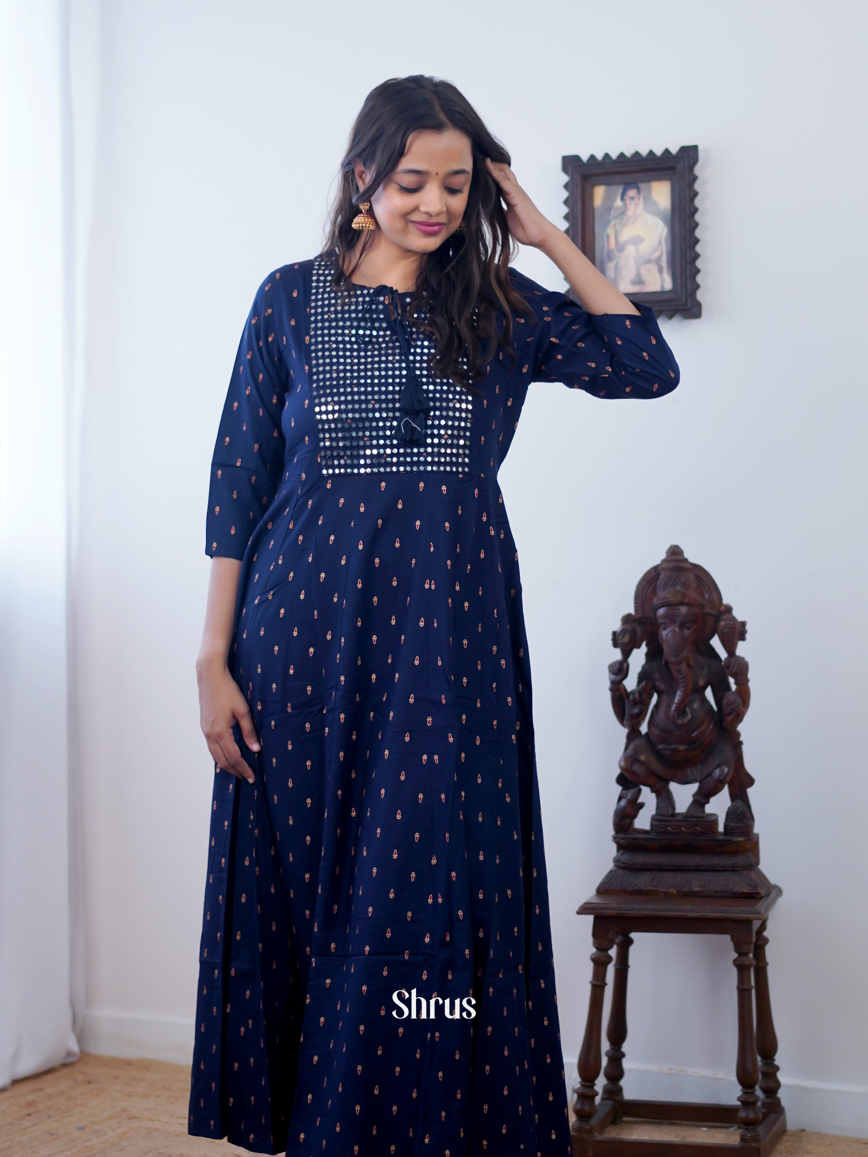 Blue - Readymade kurti